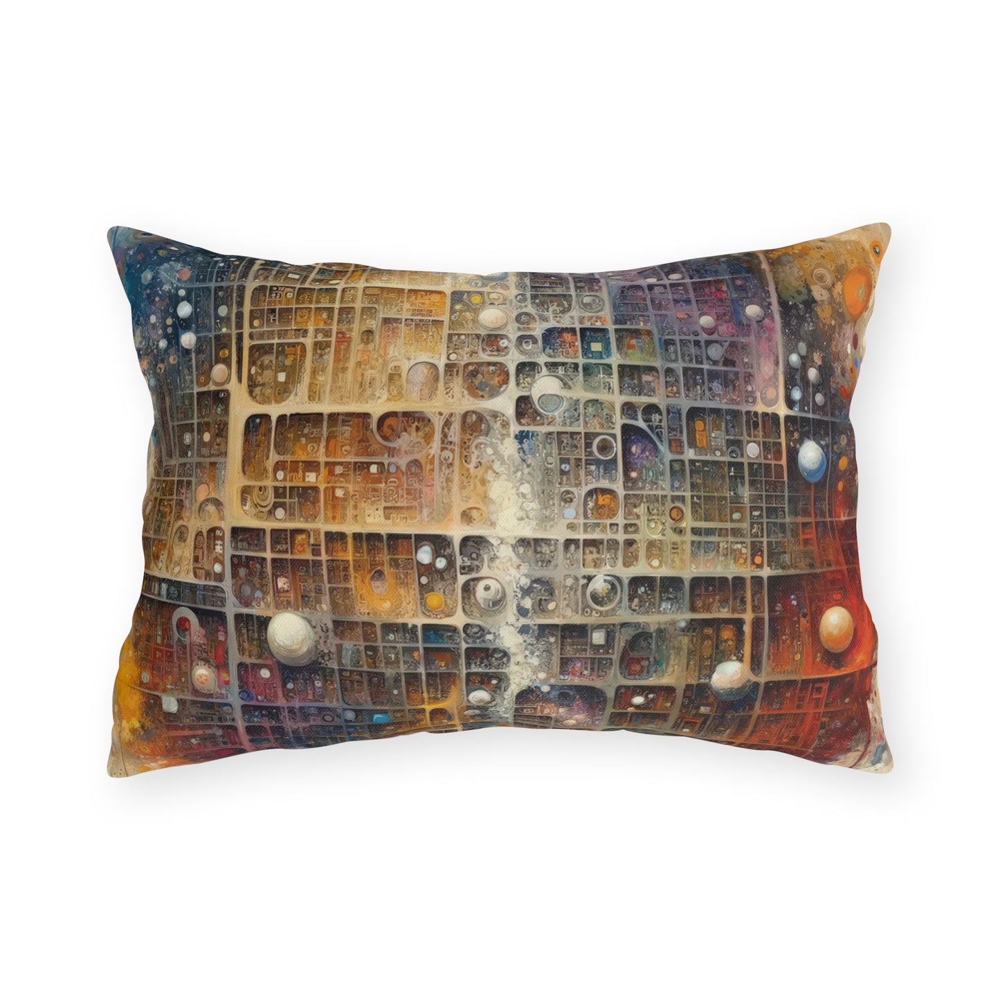 Integral Harmony Existence Outdoor Pillows
