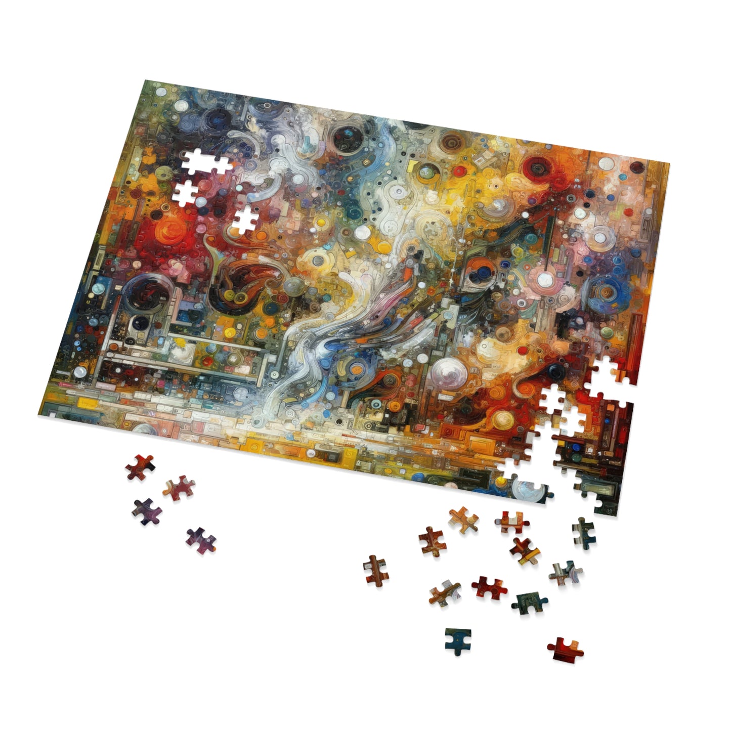 Perception Mosaic Abstract Jigsaw Puzzle (30, 110, 252, 500,1000-Piece)