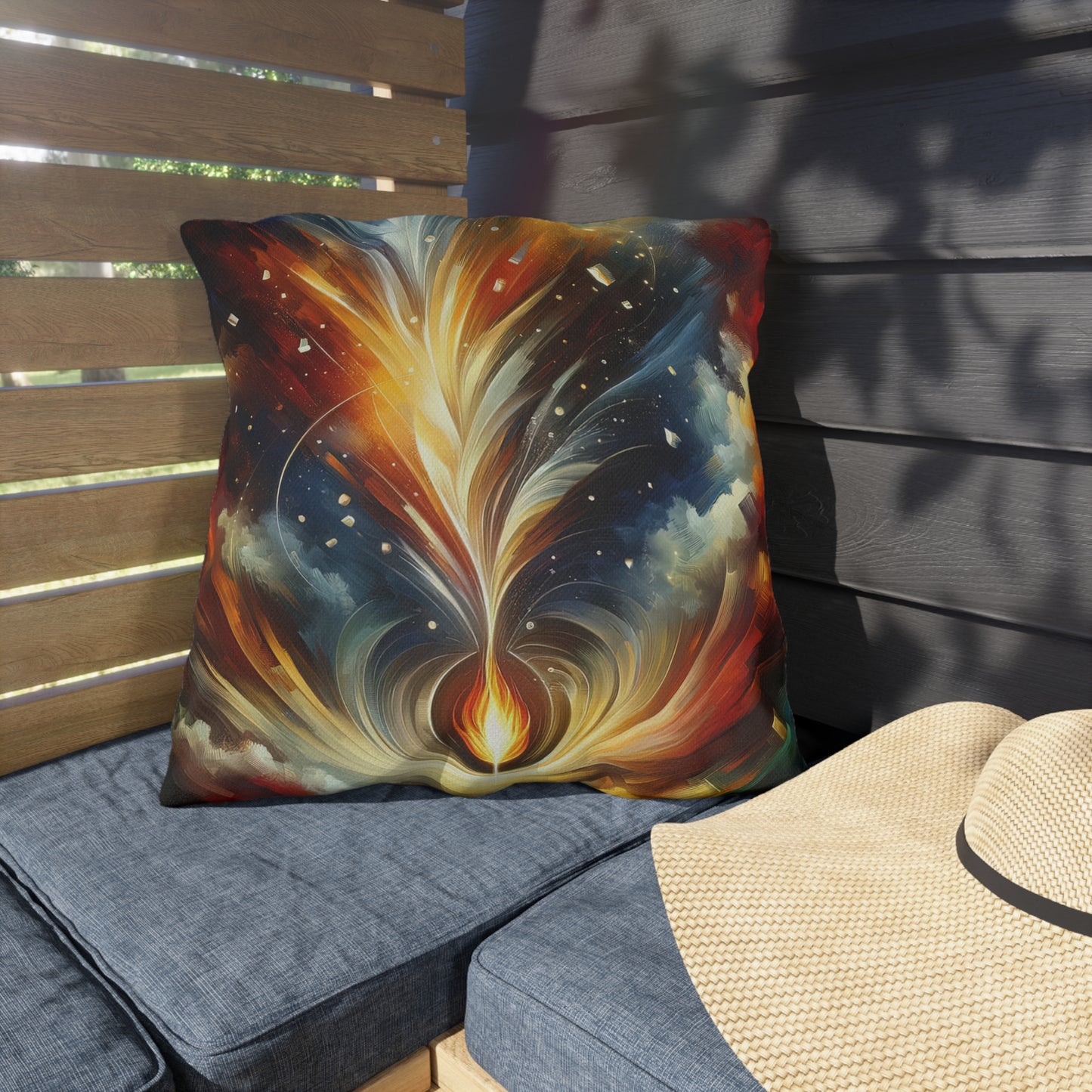 Igniting Transformational Currents Outdoor Pillows