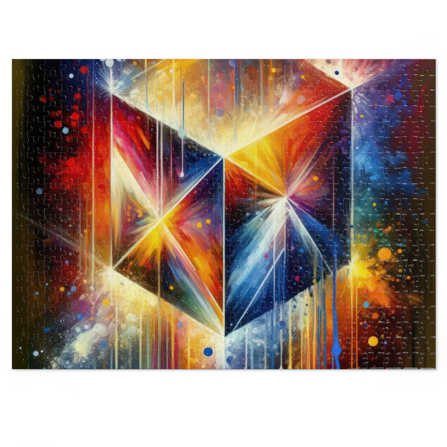 Prismatic Light Spectrum Jigsaw Puzzle (30, 110, 252, 500,1000-Piece)