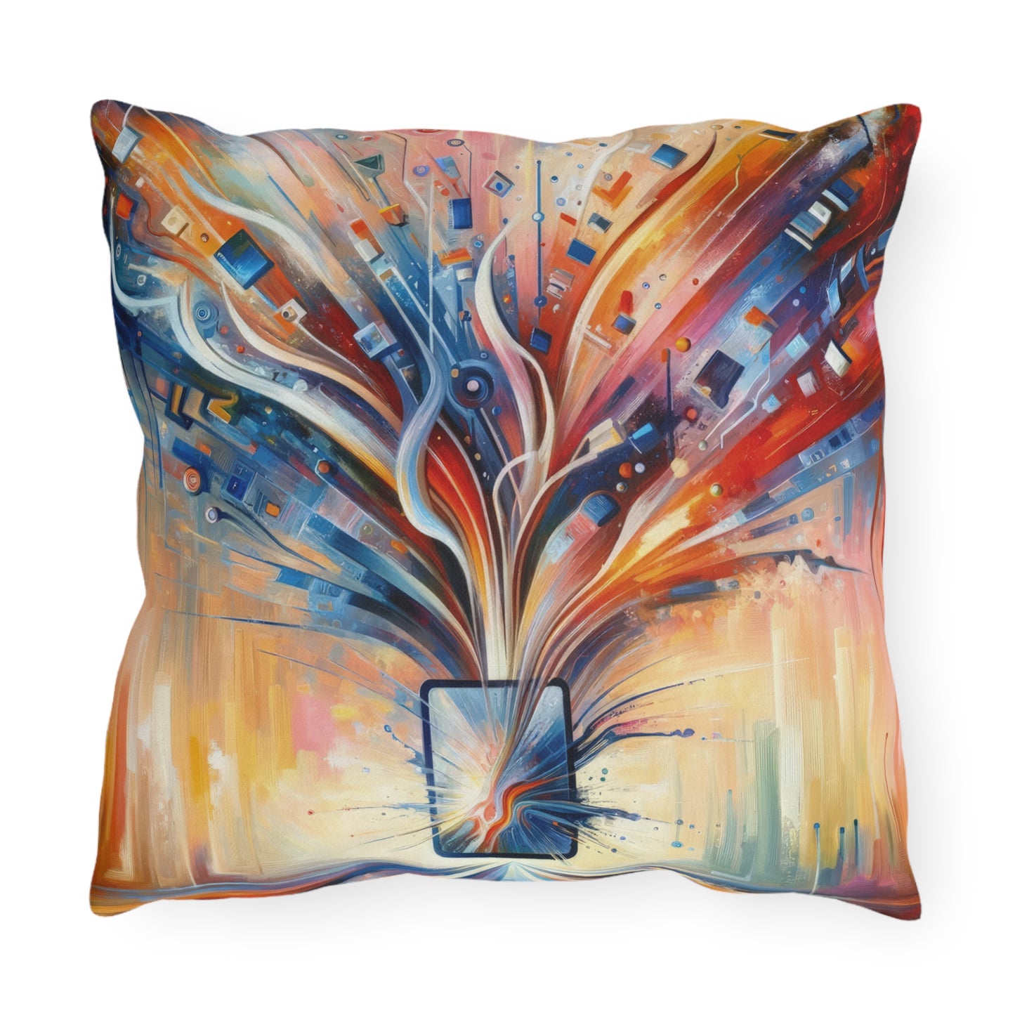 Empowerment Through Technology Outdoor Pillows