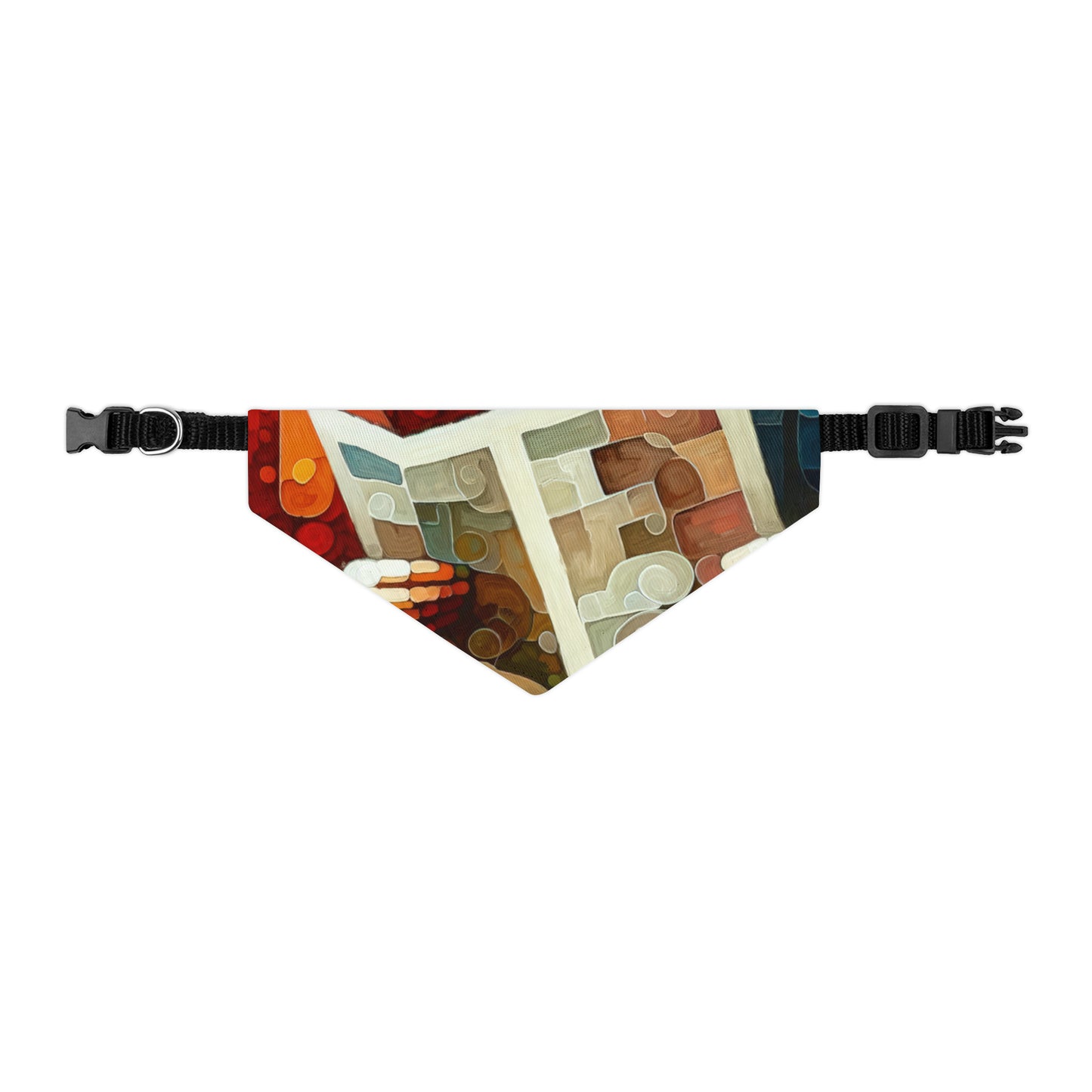 Elderly Unity Tachism Pet Bandana Collar