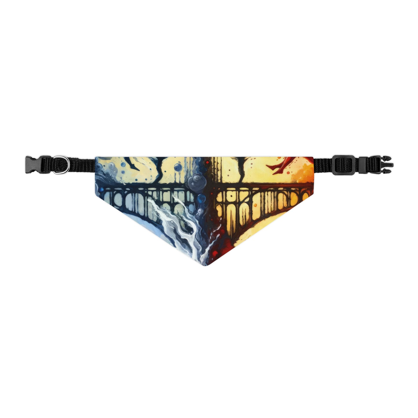 Faithful Diving Bridges Pet Bandana Collar