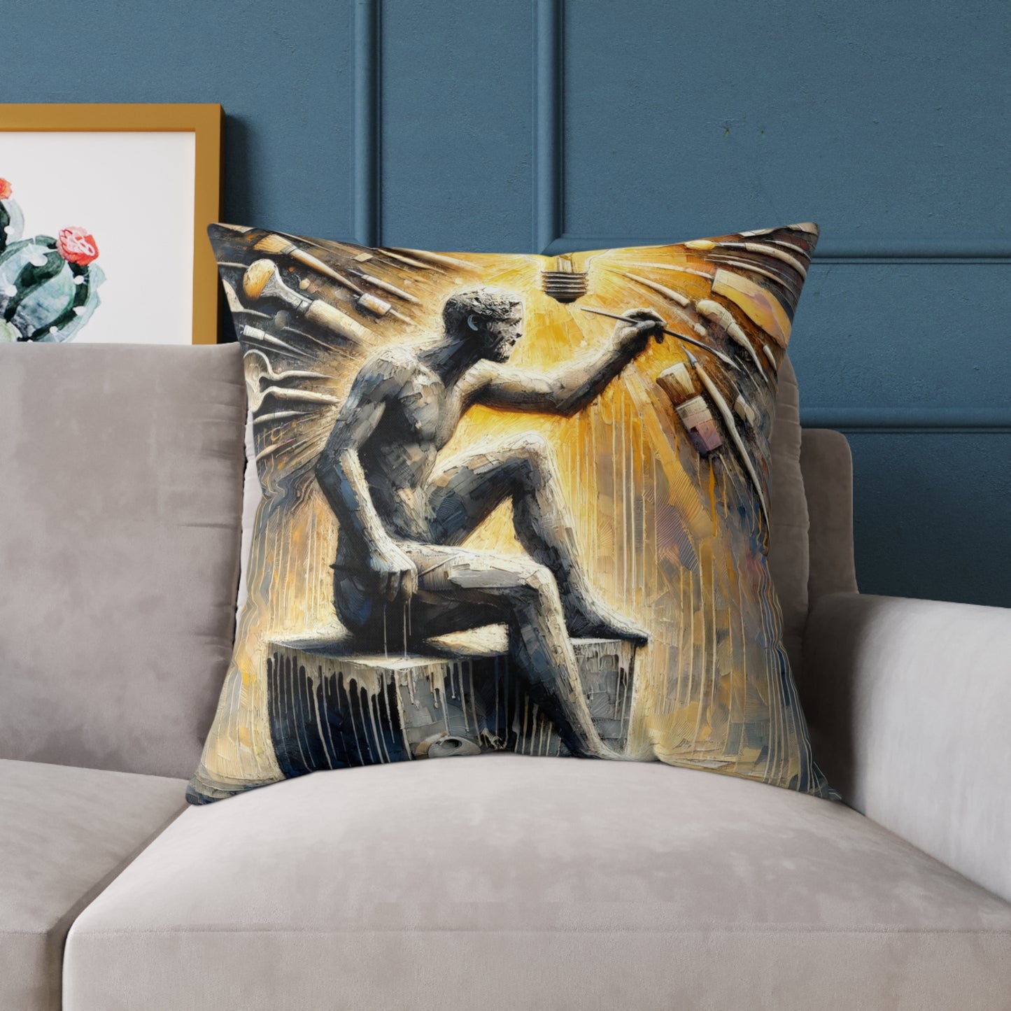 Idea Sculptor Genesis Spun Polyester Pillow
