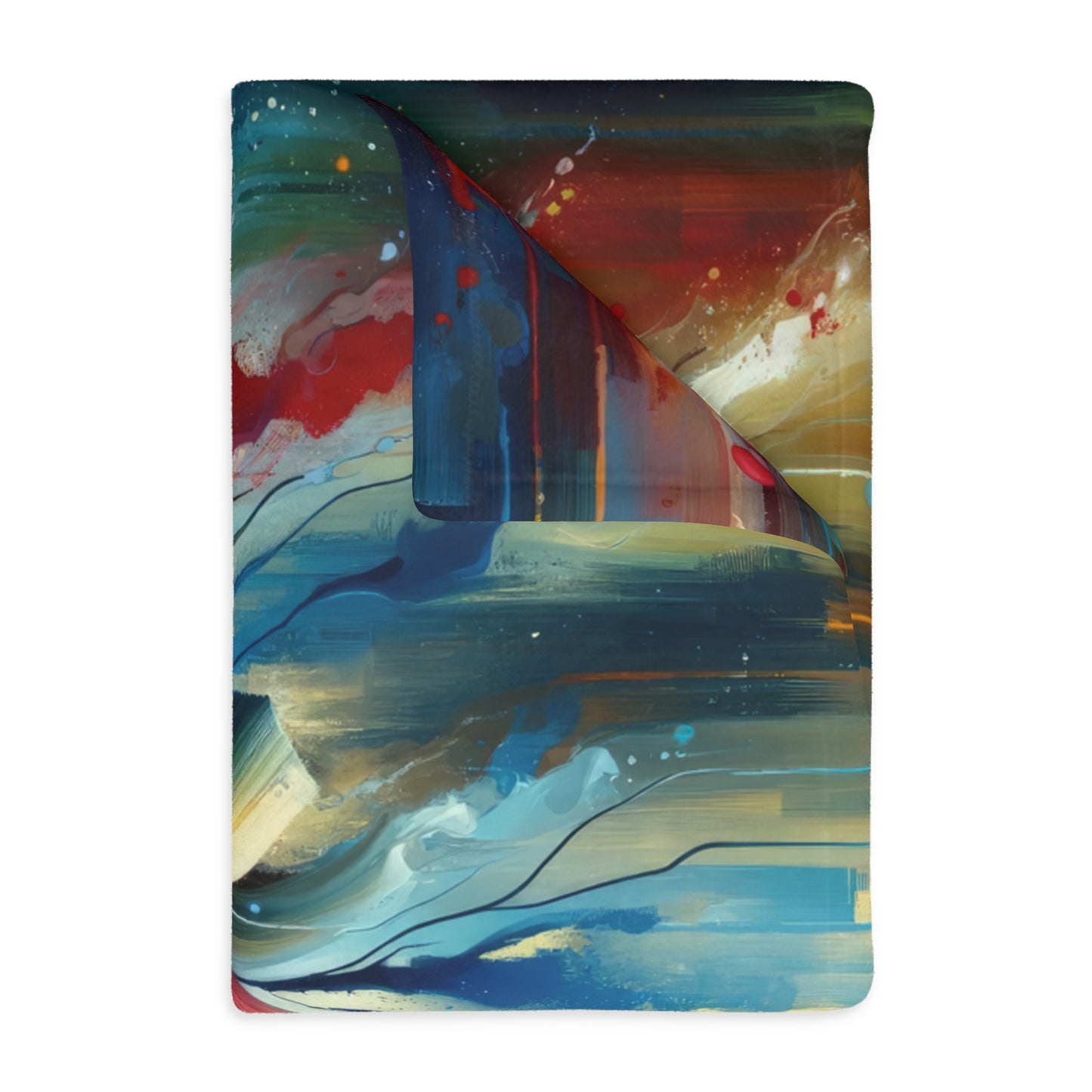 Humanity Heart Unveiled Velveteen Microfiber Blanket (Two-sided print)