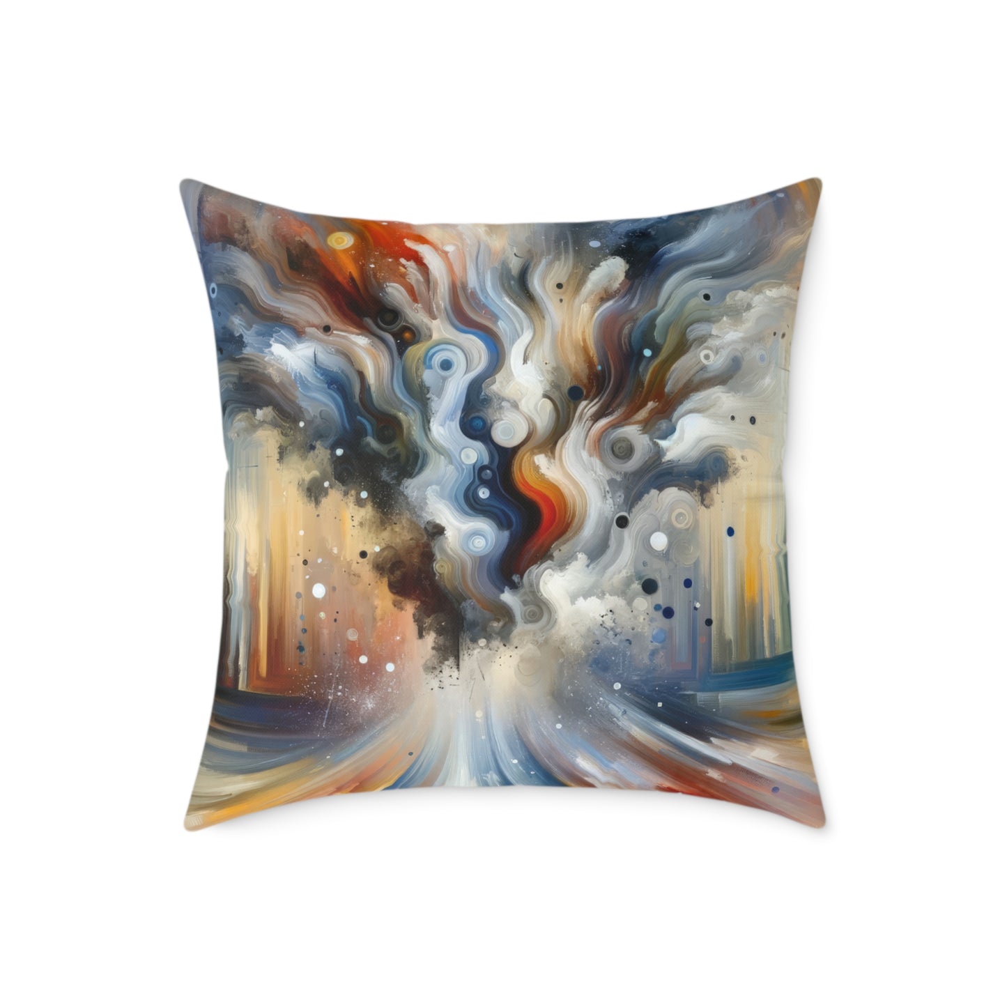 Dynamic External Influence Spun Polyester Pillow