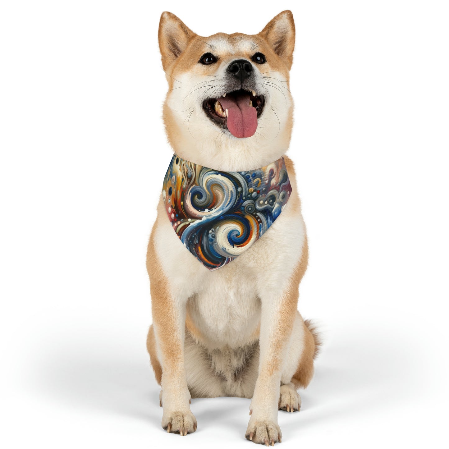 Paradoxical Embrace Tachism Pet Bandana Collar