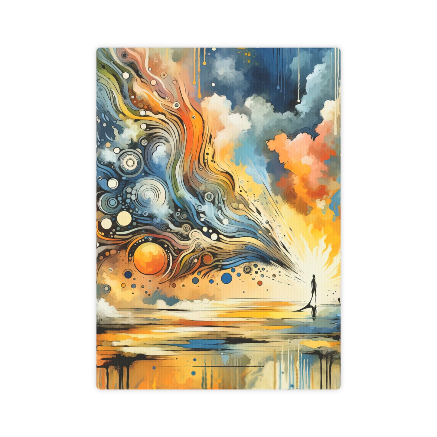 Intentional Awakening Reflection Canvas Photo Tile
