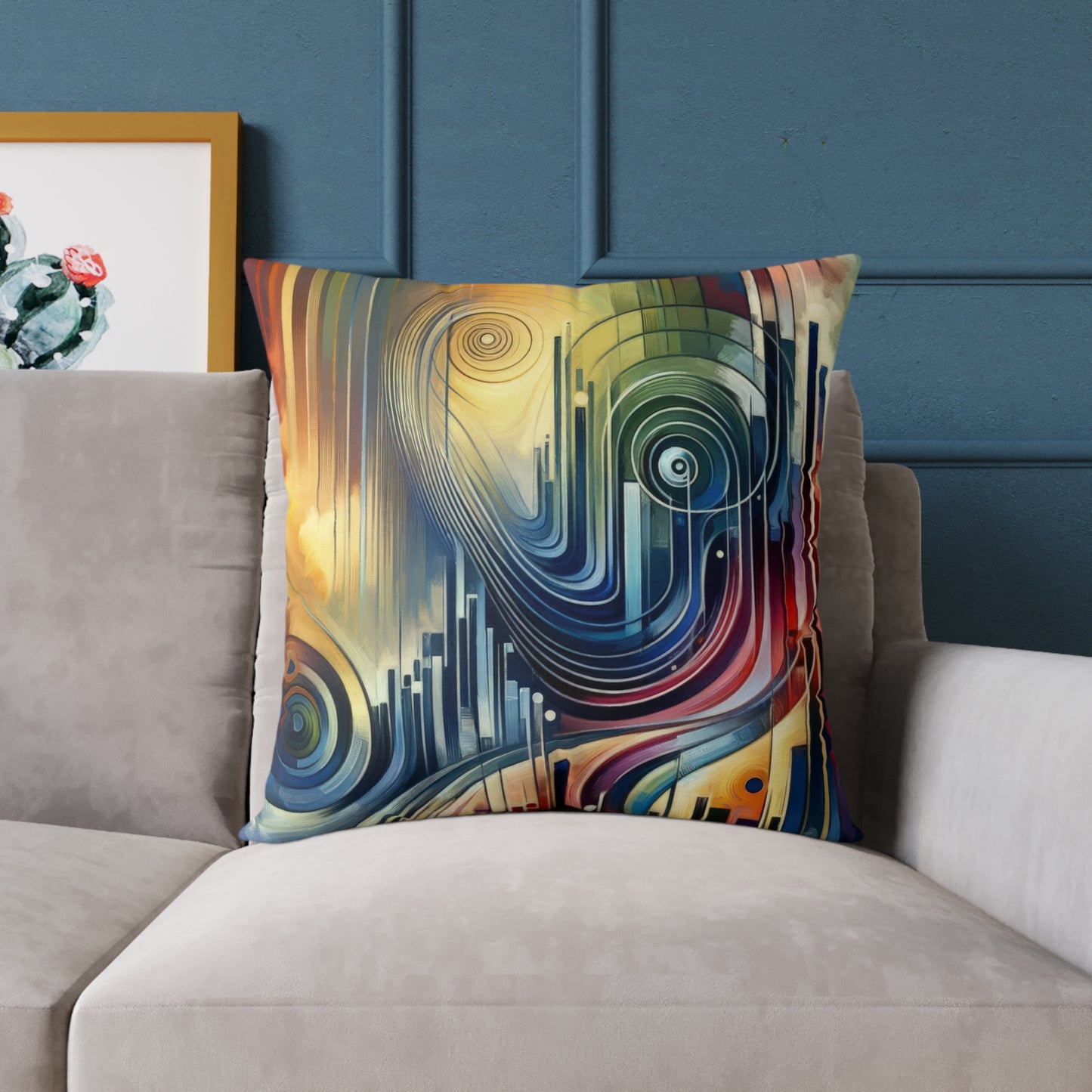 Effort Amplifies Outcome Spun Polyester Pillow