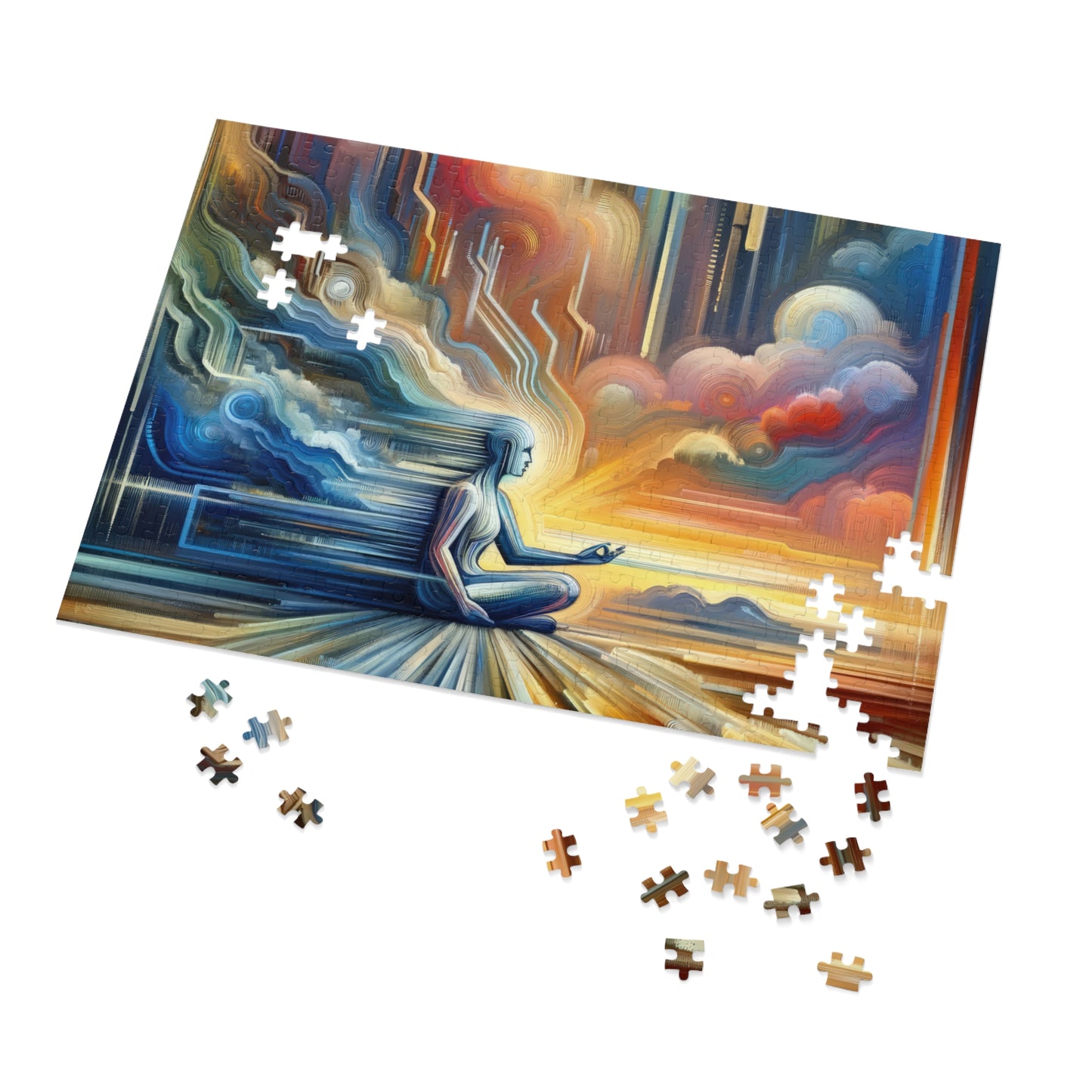 Eternal Digital Meditation Jigsaw Puzzle (30, 110, 252, 500,1000-Piece)