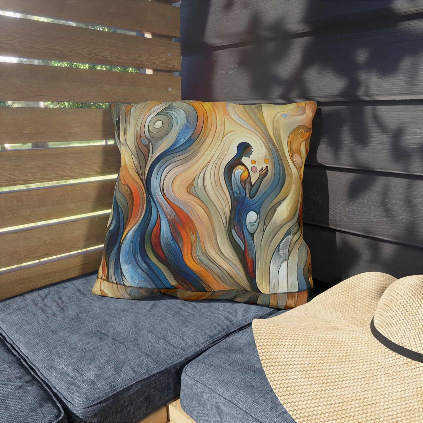 Self Embrace Benevolence Outdoor Pillows
