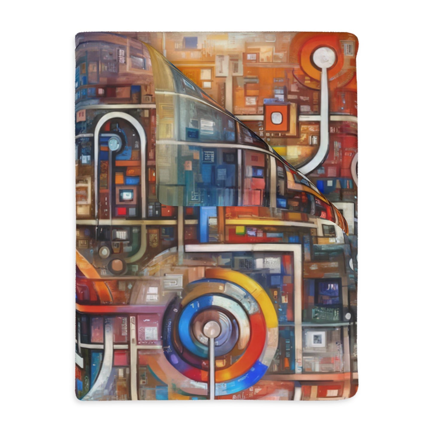 Grandest App Tapestry Velveteen Microfiber Blanket (Two-sided print)