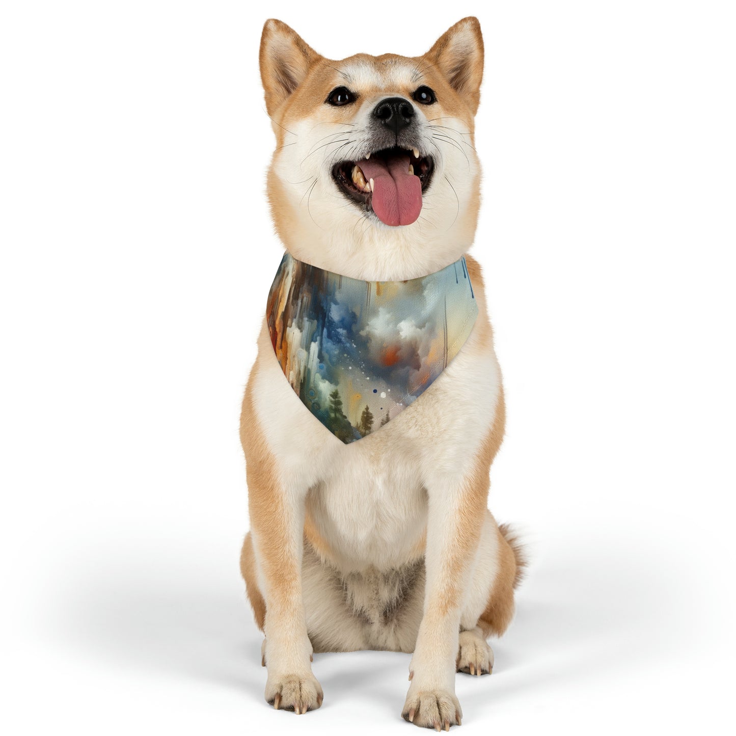 Inner Journey Abstract Pet Bandana Collar