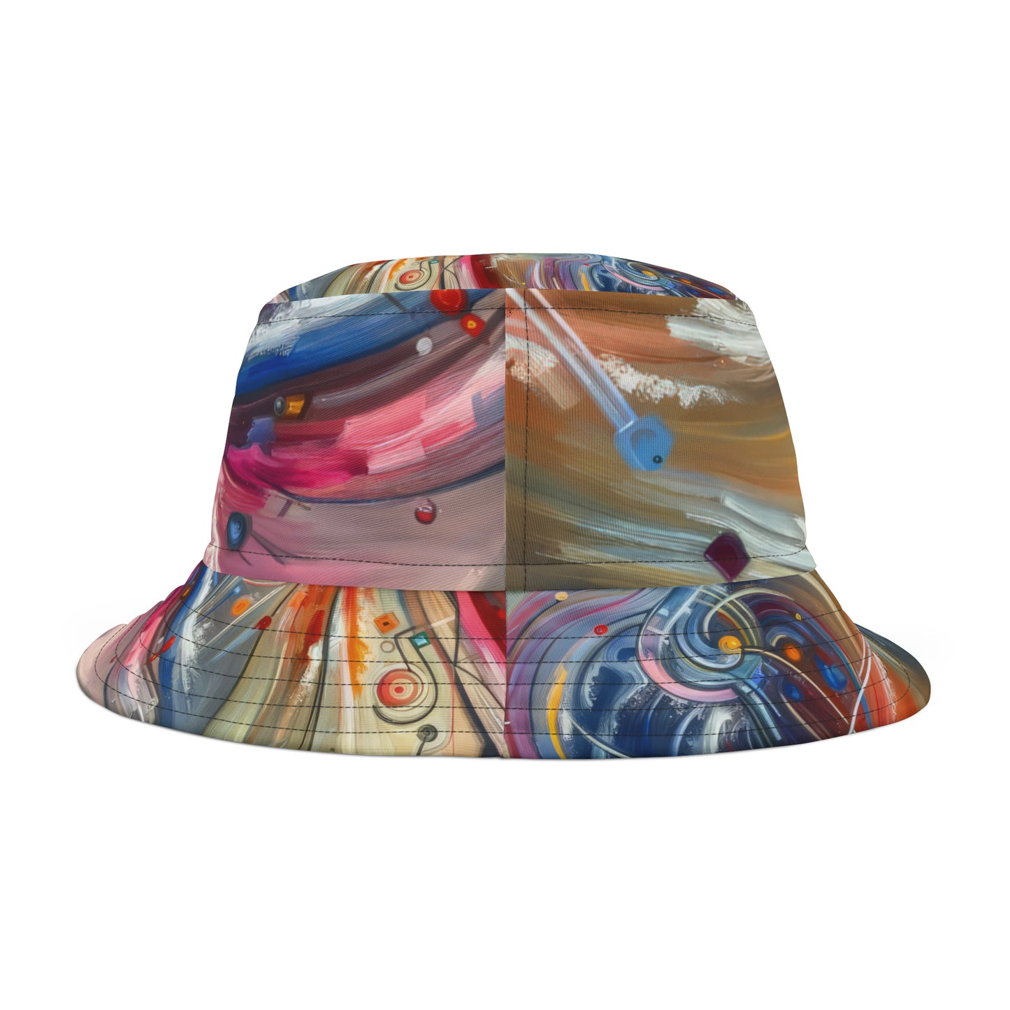 Interconnectivity Tachism Dynamics Bucket Hat (AOP)