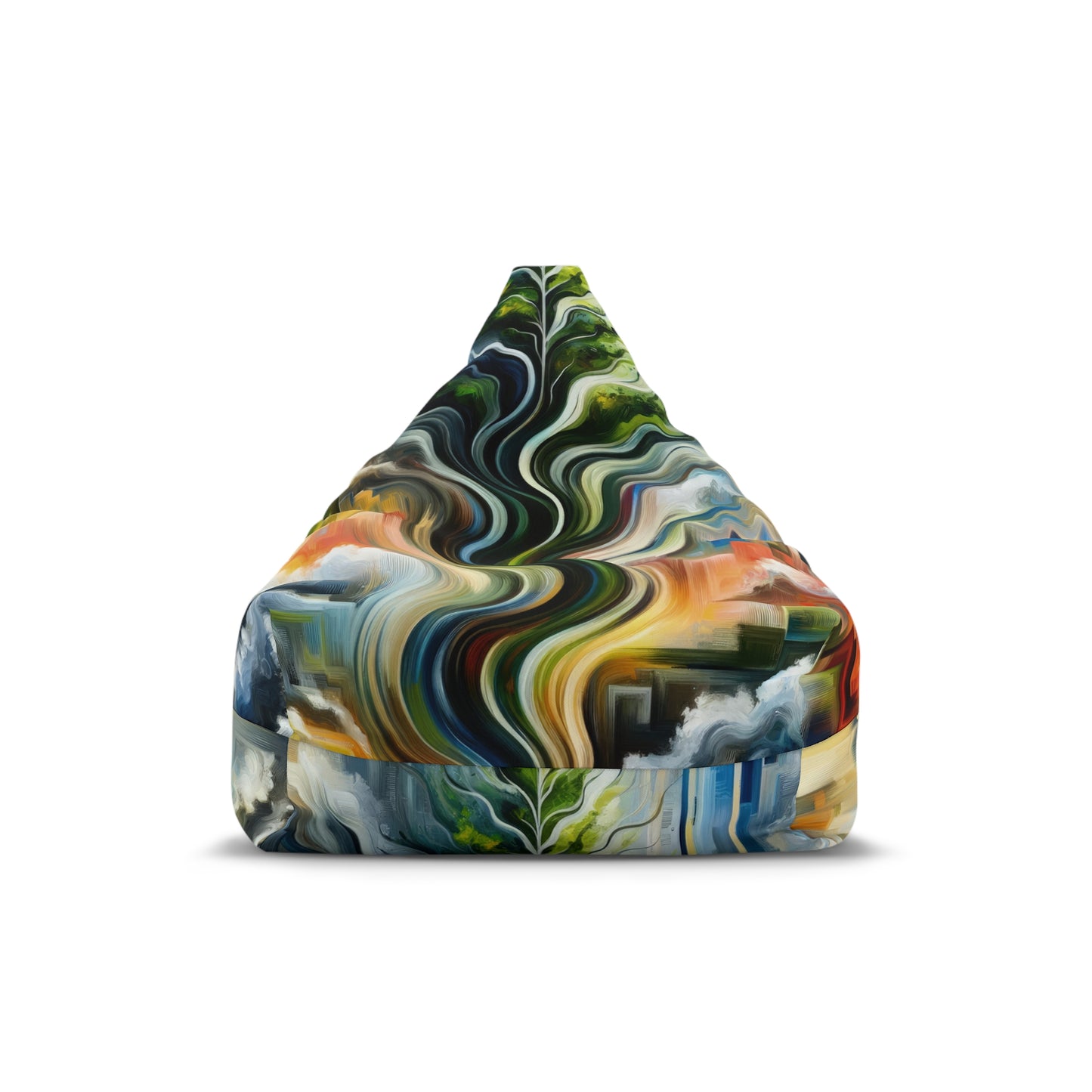 Eternal Digital Contrast Bean Bag Chair Cover