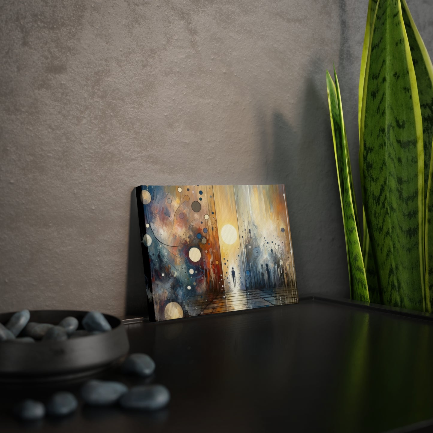 Stillness Transition Abstract Canvas Photo Tile