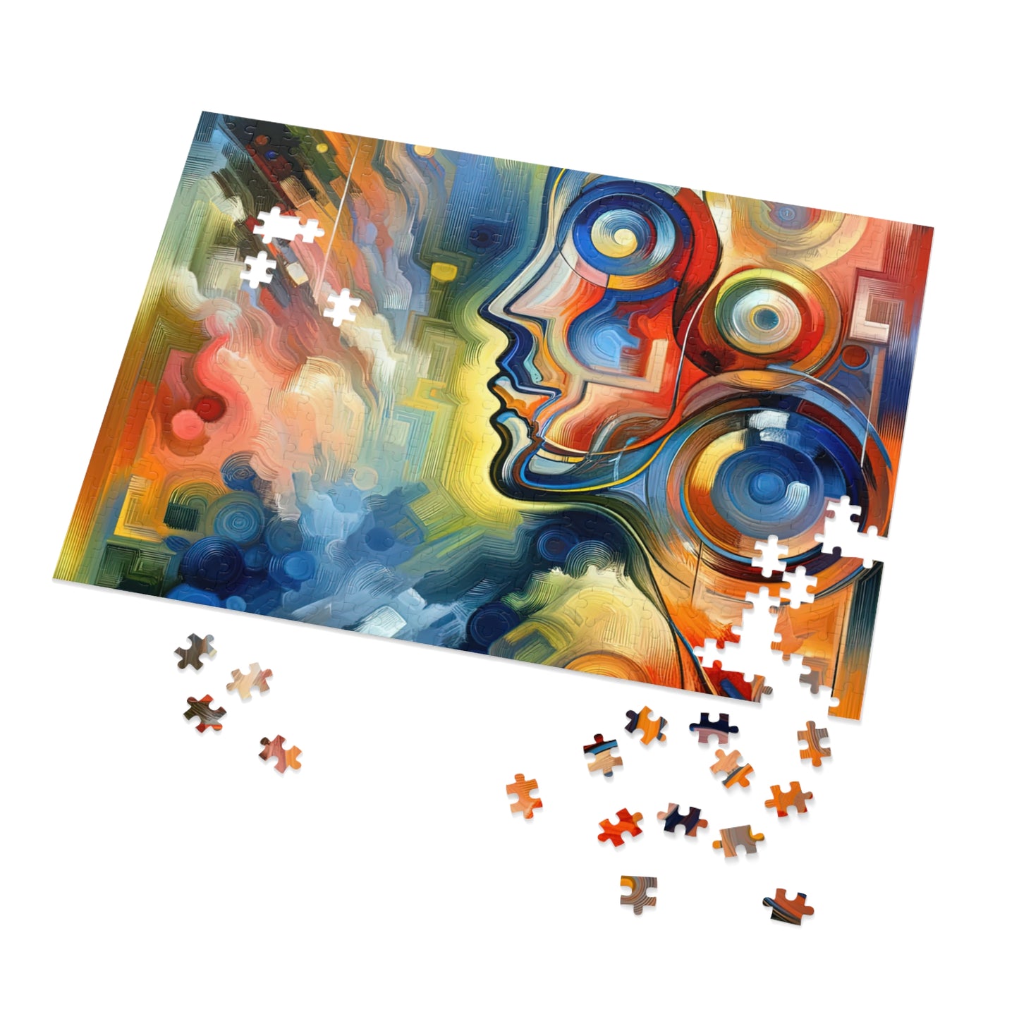 Emotional Perception Abstract Jigsaw Puzzle (30, 110, 252, 500,1000-Piece)