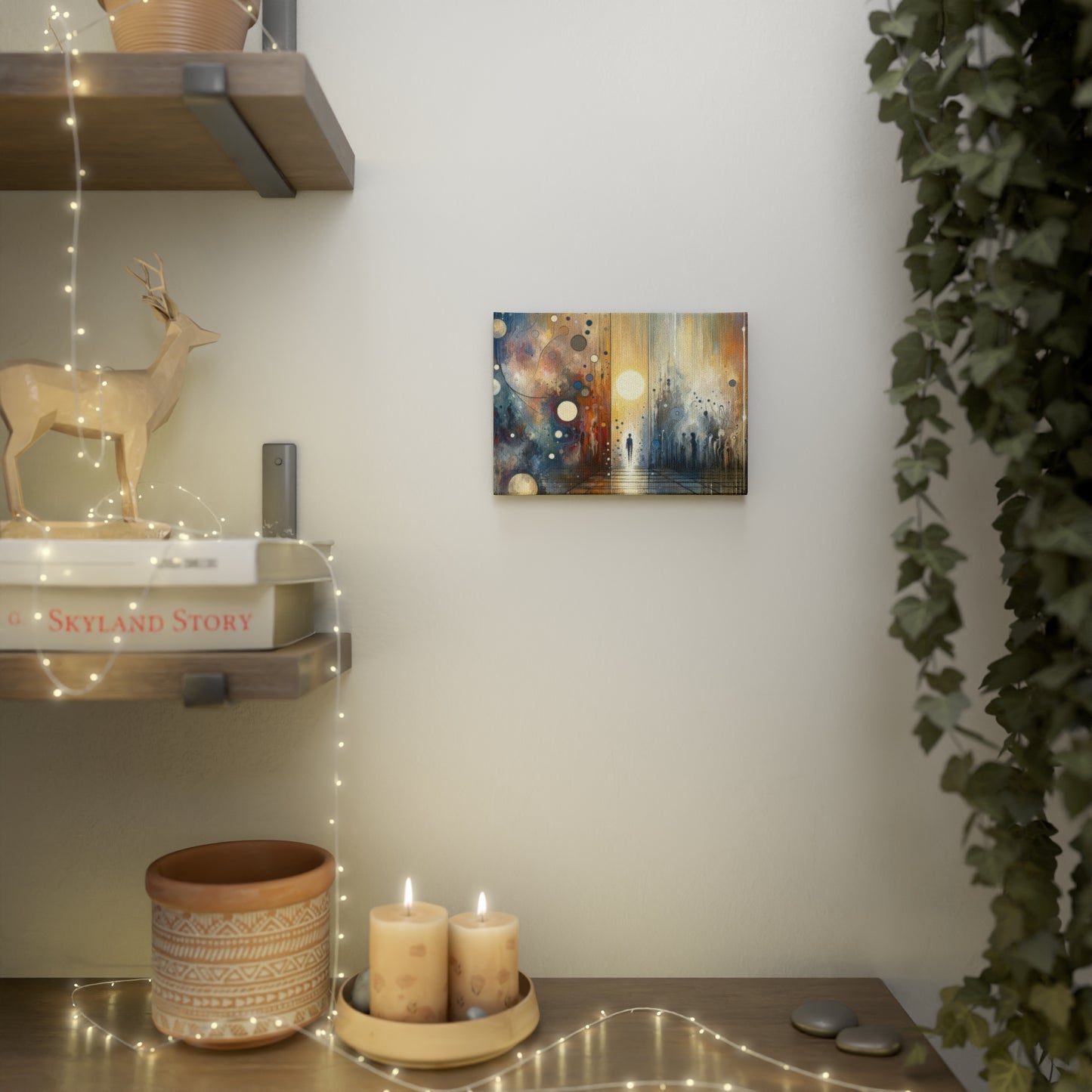 Stillness Transition Abstract Canvas Photo Tile