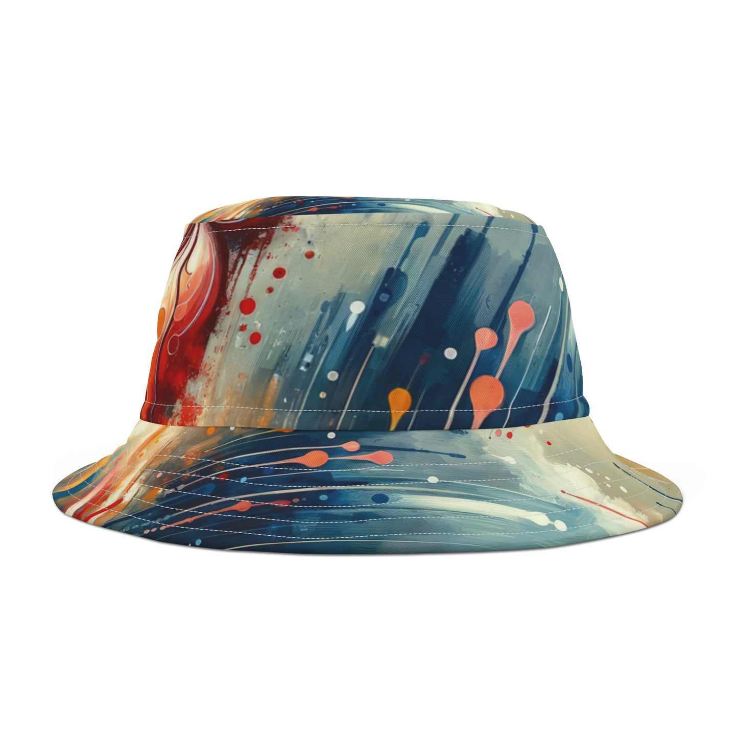 Rhythmic Heart Harmony Bucket Hat (AOP)