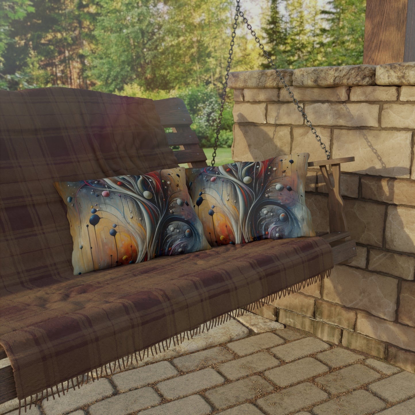 Invisible Threads Influence Outdoor Pillows