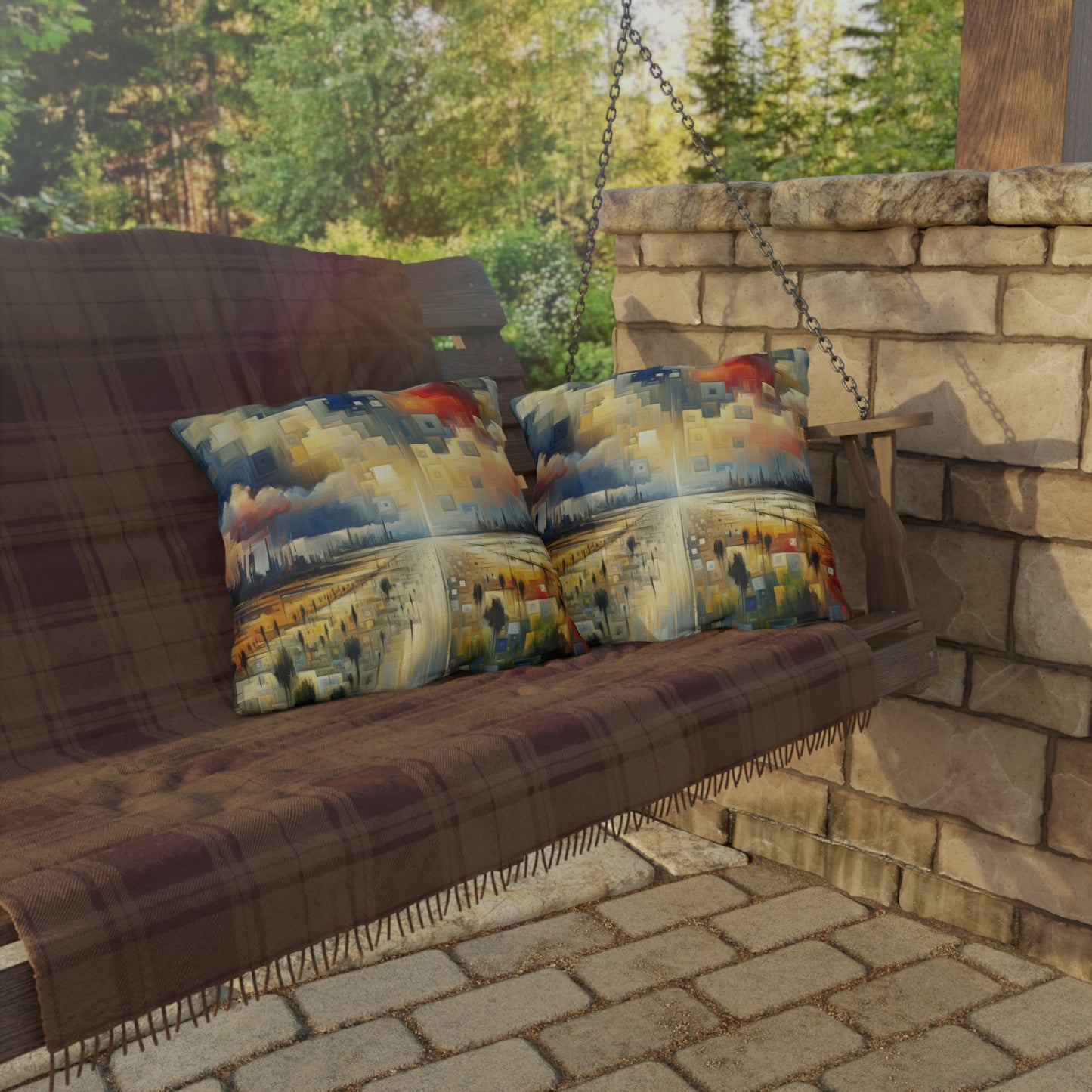 Earnest Gathering Rainwater Outdoor Pillows