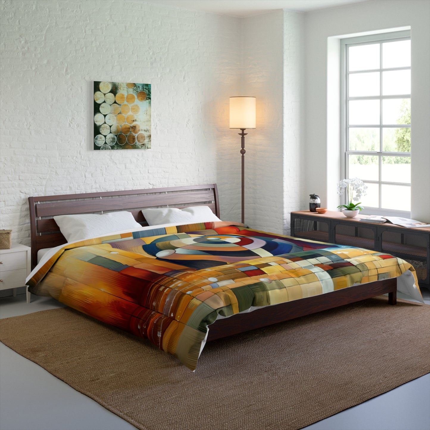 Oneness Through Tachism Comforter