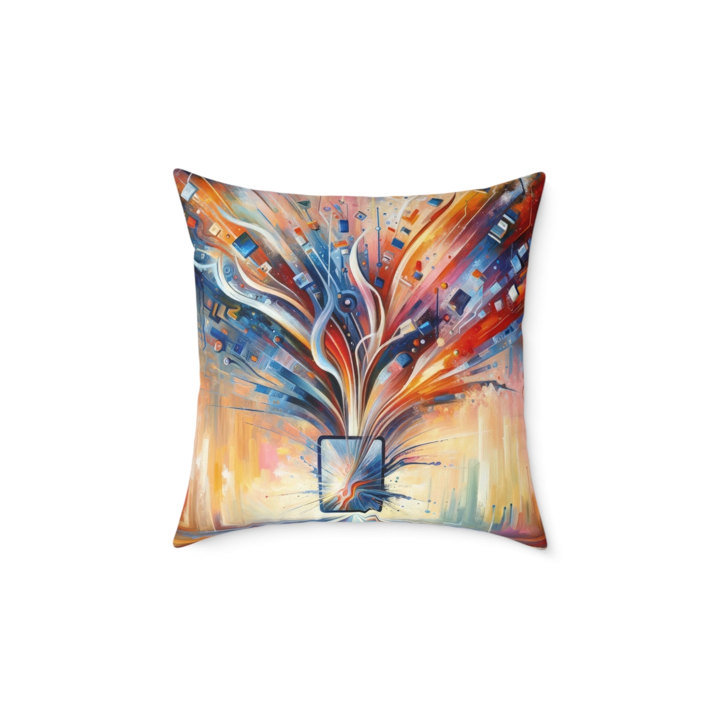 Empowerment Through Technology Spun Polyester Pillow