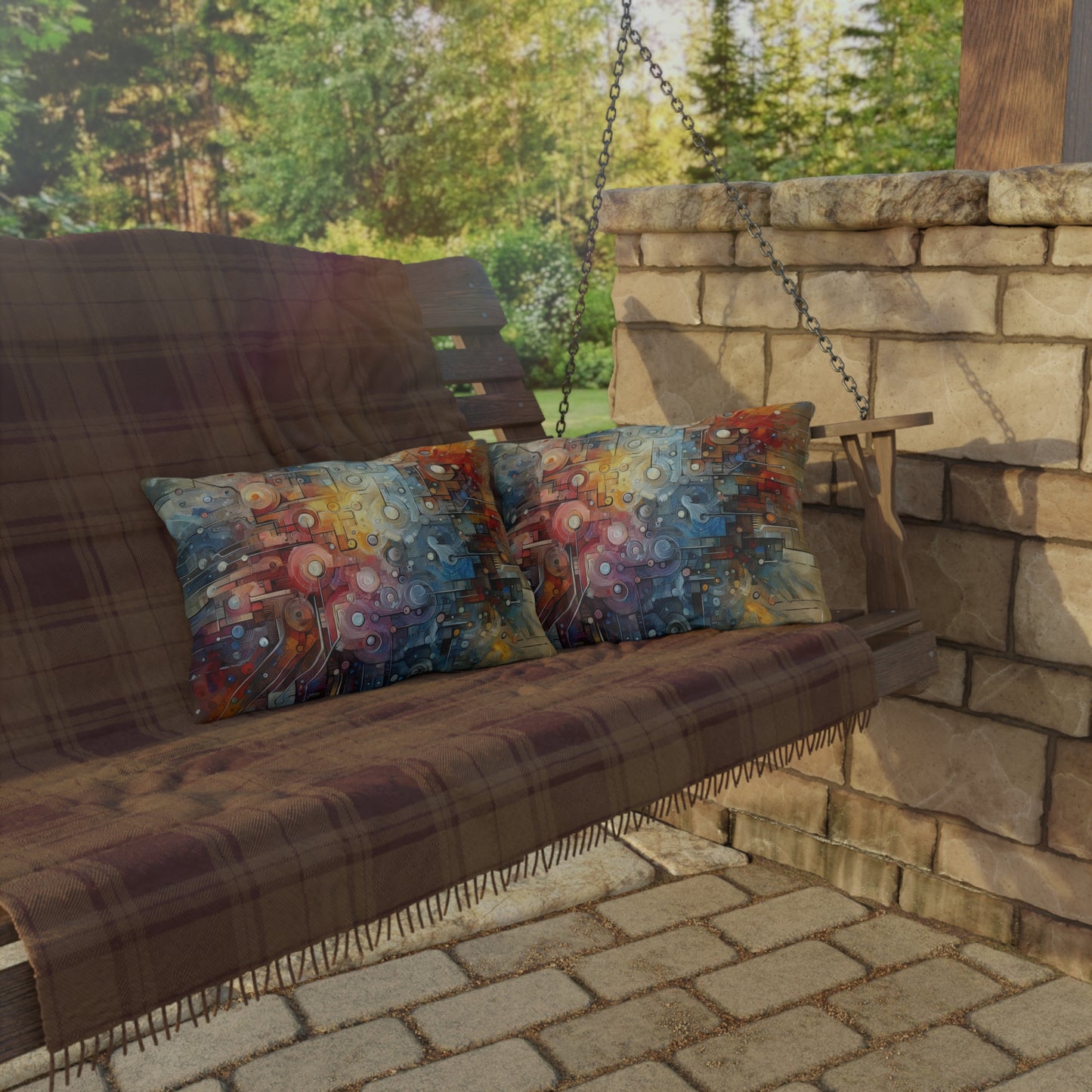 Empathy Scaffold Unity Outdoor Pillows