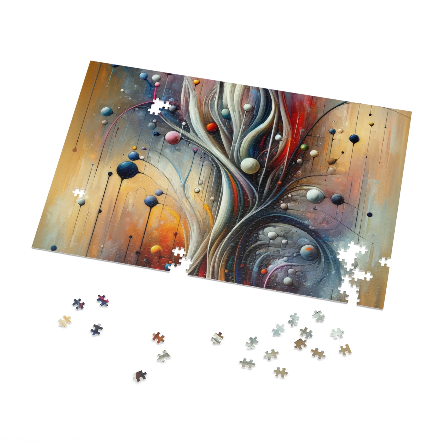 Invisible Threads Influence Jigsaw Puzzle (30, 110, 252, 500,1000-Piece)