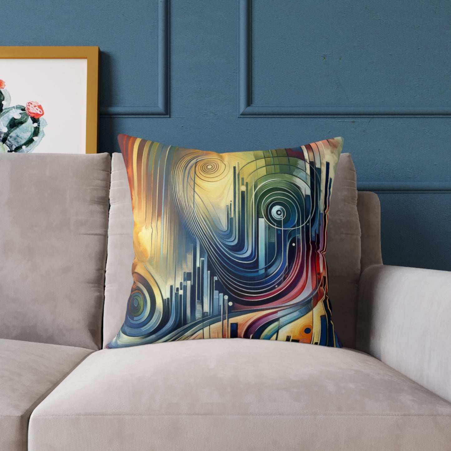 Effort Amplifies Outcome Spun Polyester Pillow