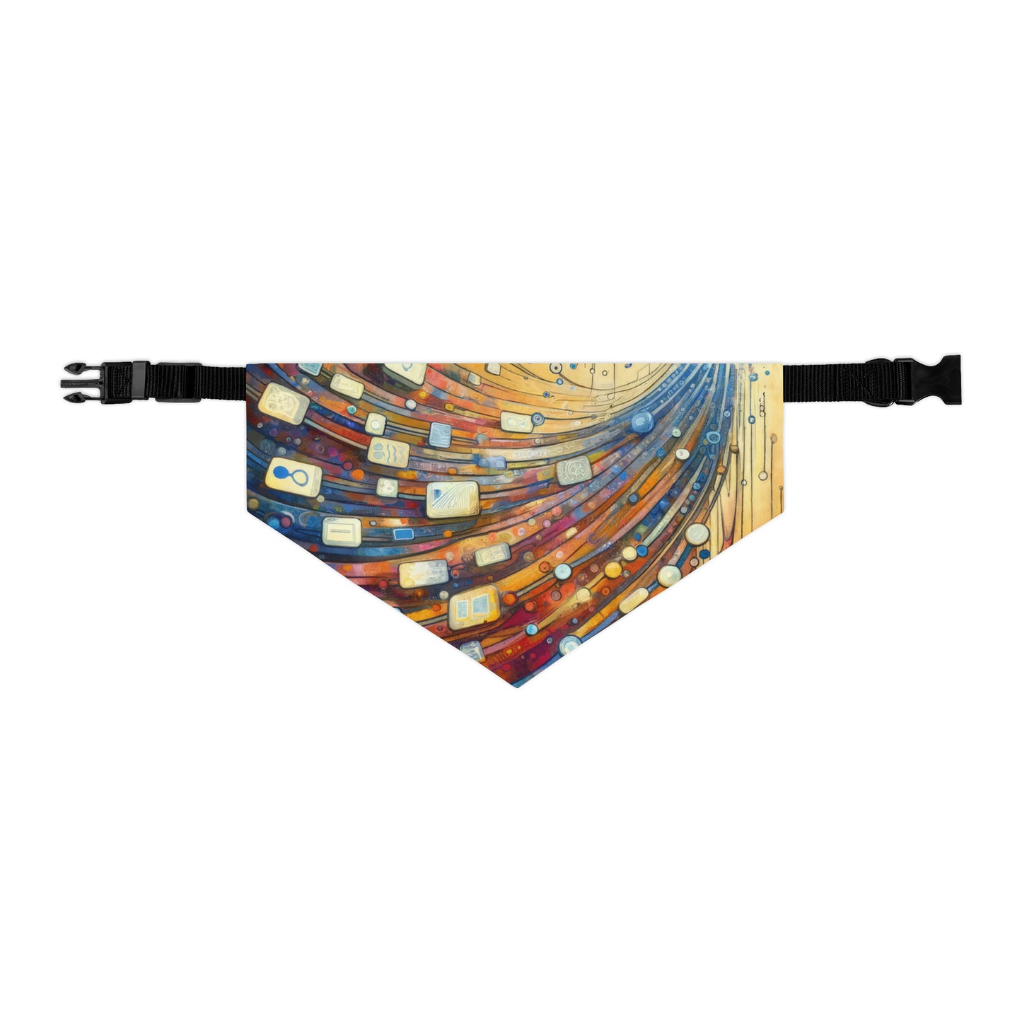 Digital Tapestry Weaving Pet Bandana Collar