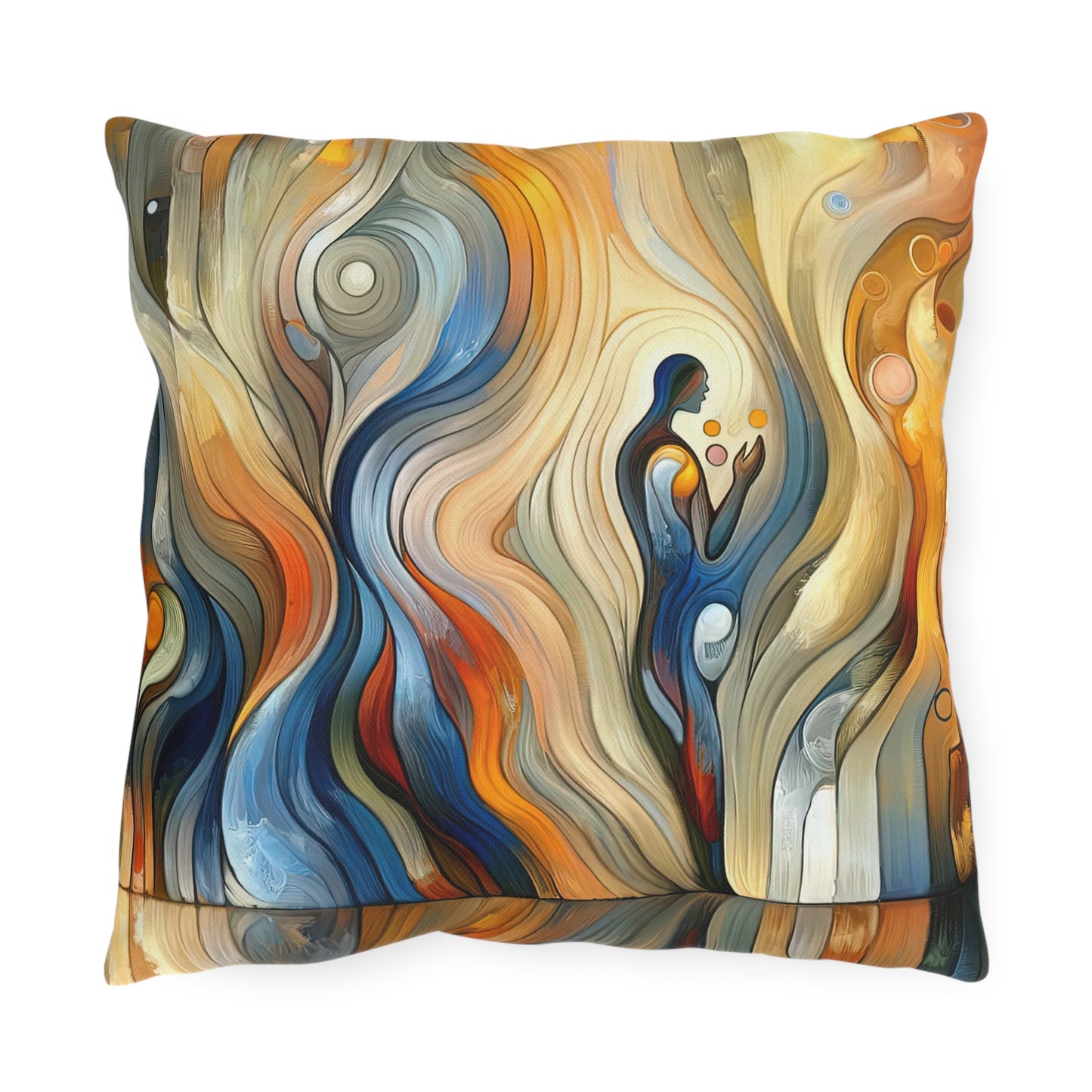 Self Embrace Benevolence Outdoor Pillows