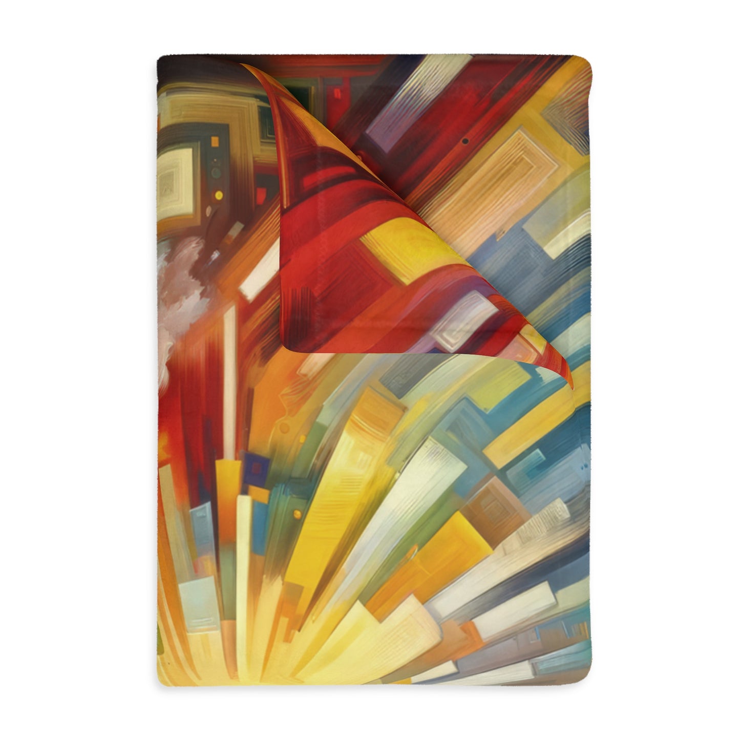 Abundant Resources Burst Velveteen Microfiber Blanket (Two-sided print)