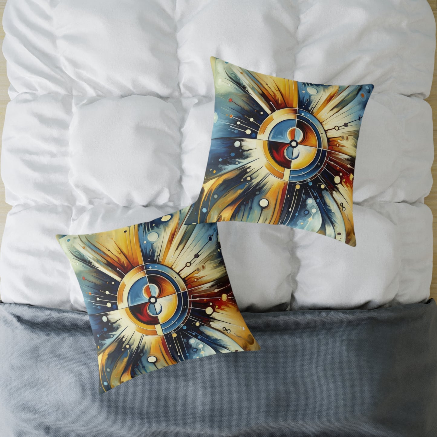 Compassionate Ethical Guidance Spun Polyester Pillow