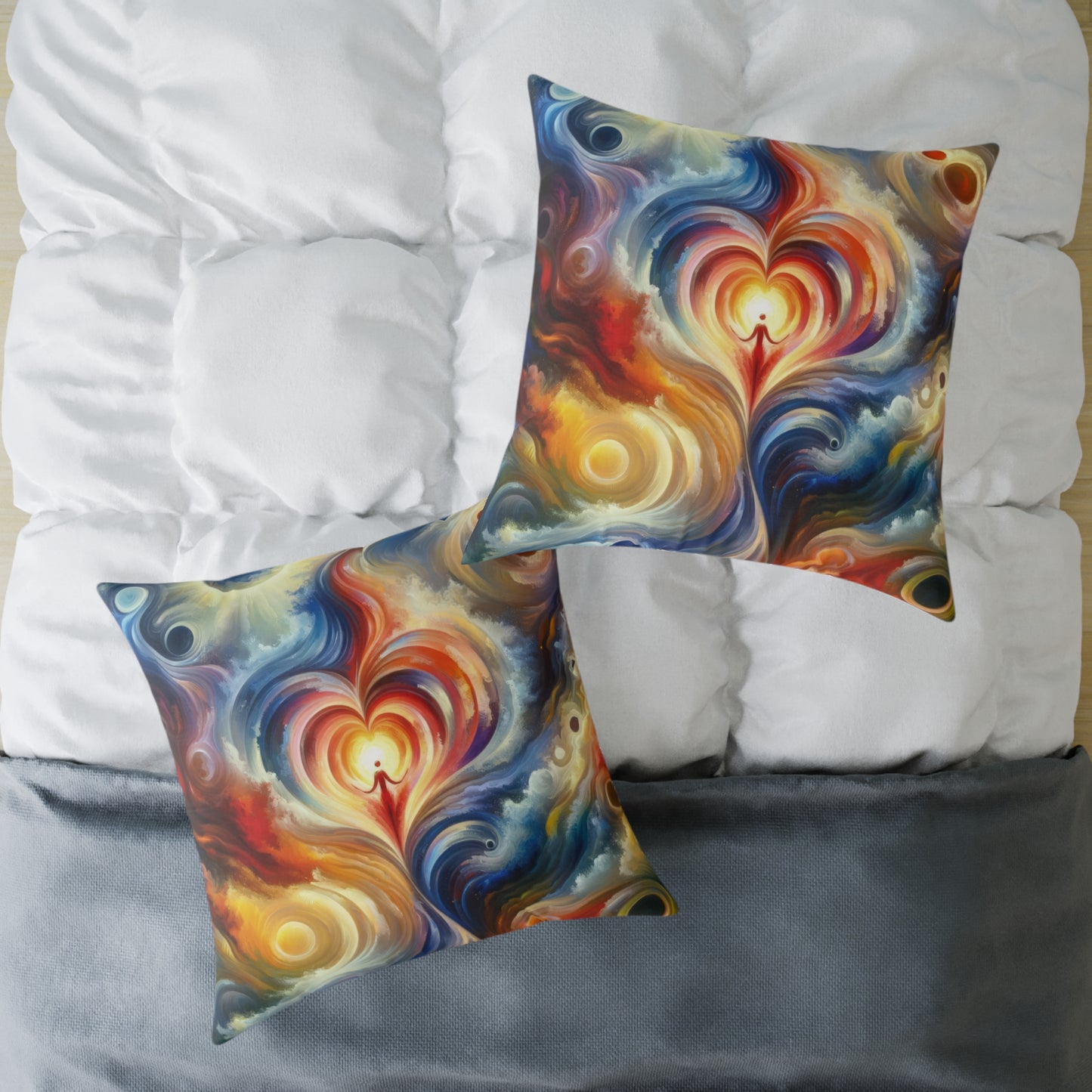 Unified Heart Journey Spun Polyester Pillow