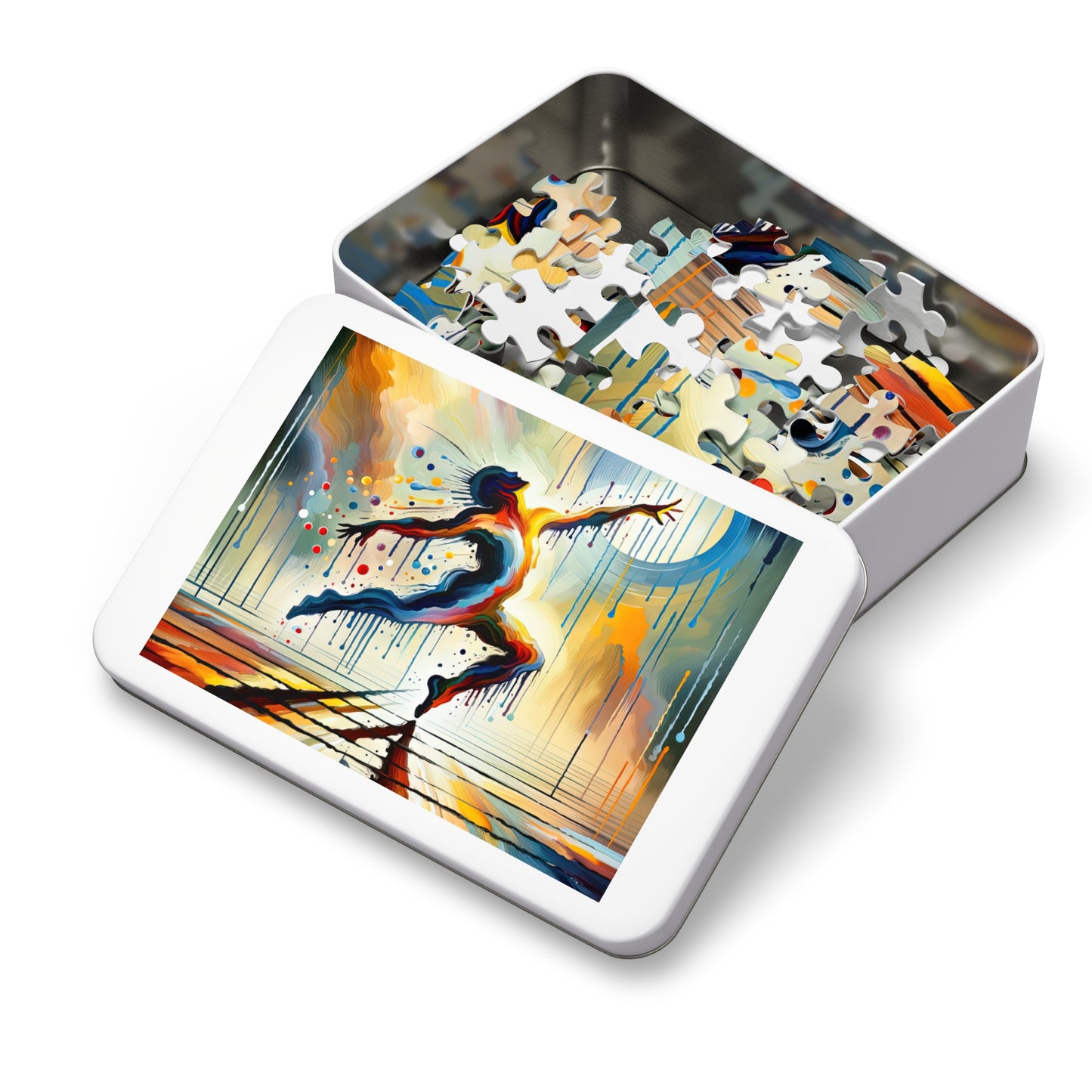 Expressive Dance Reflection Jigsaw Puzzle (30, 110, 252, 500,1000-Piece)