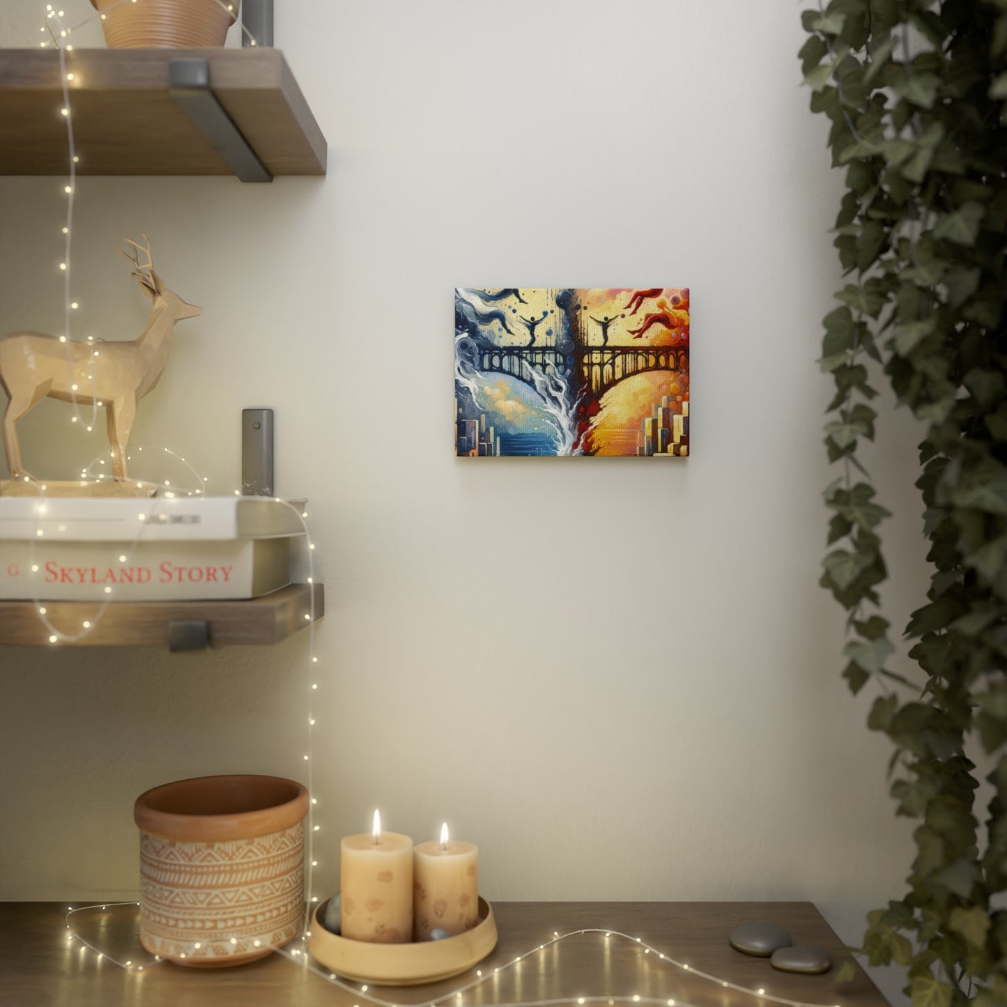 Faithful Diving Bridges Canvas Photo Tile