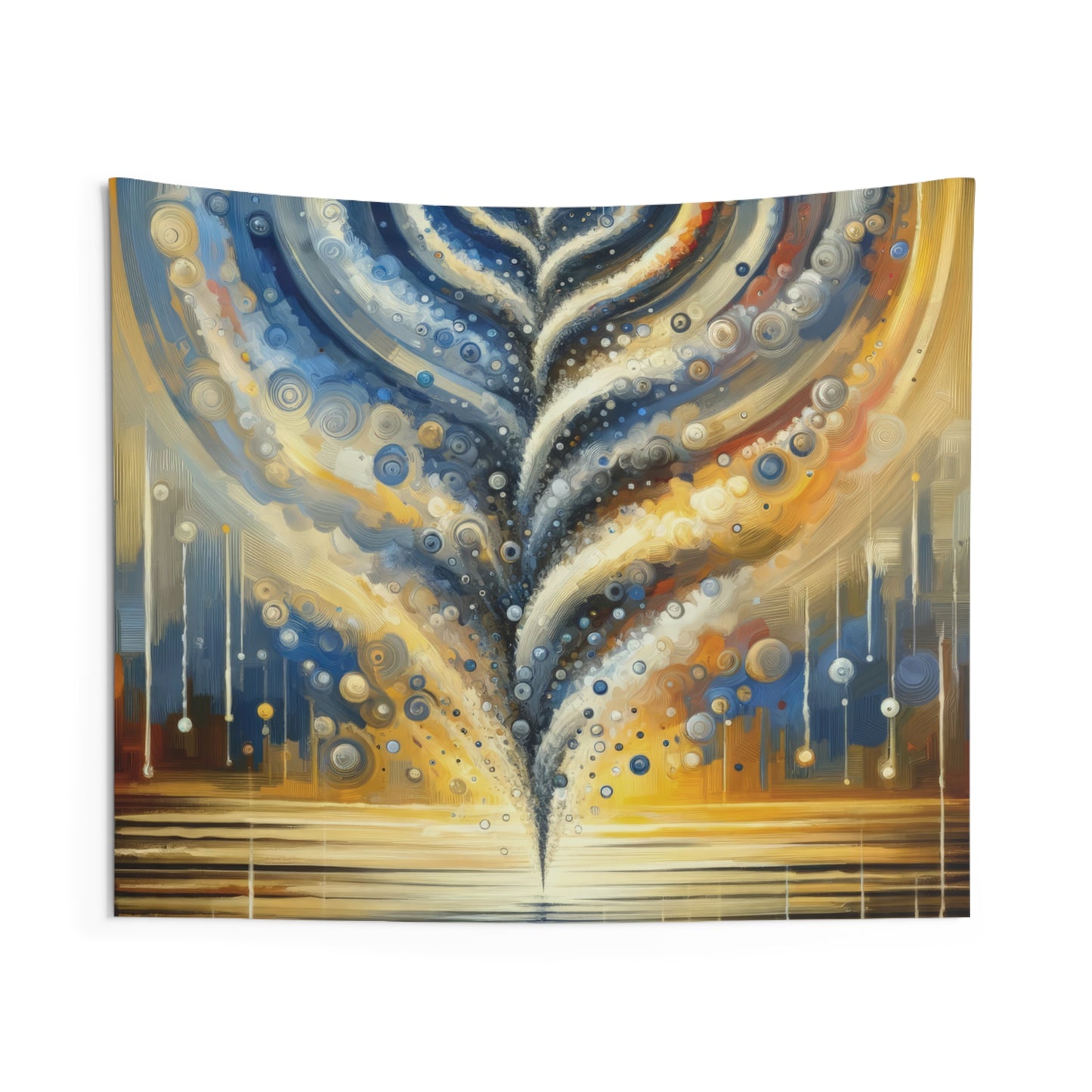 Ripple Effect Abstraction Indoor Wall Tapestries