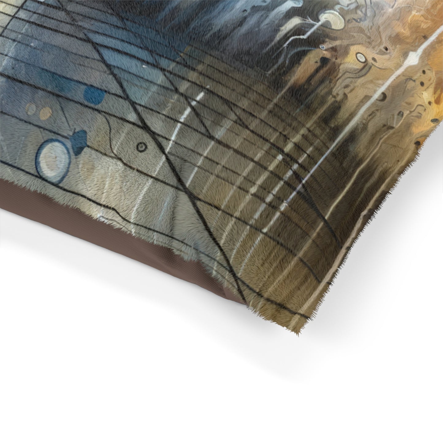 Stillness Transition Abstract Pet Bed
