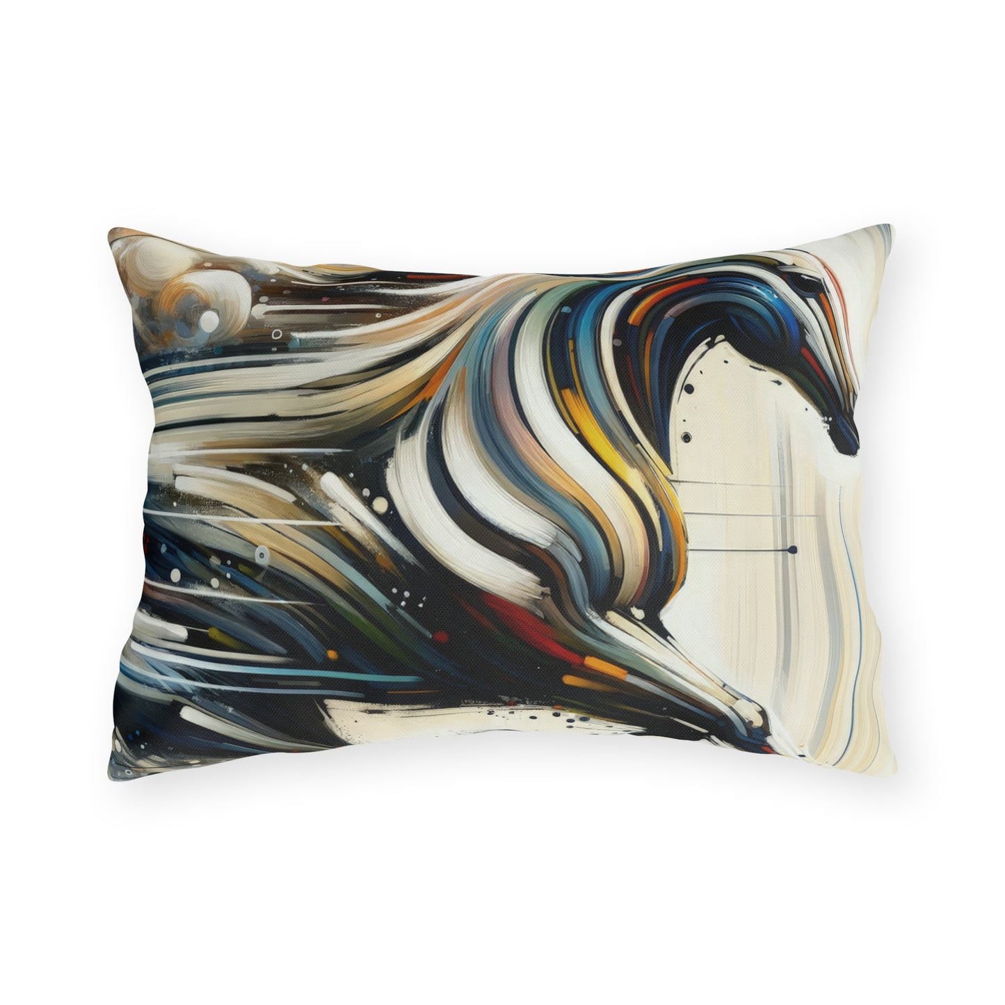 Hyperlinked Horsepower Gallop Outdoor Pillows