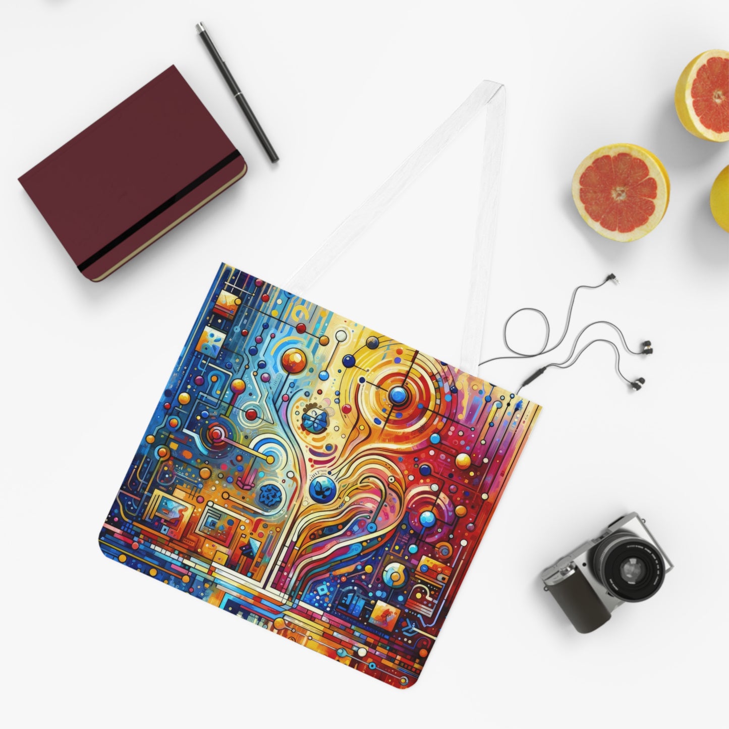 Supportive Divided Empathy Shoulder Tote Bag (AOP)