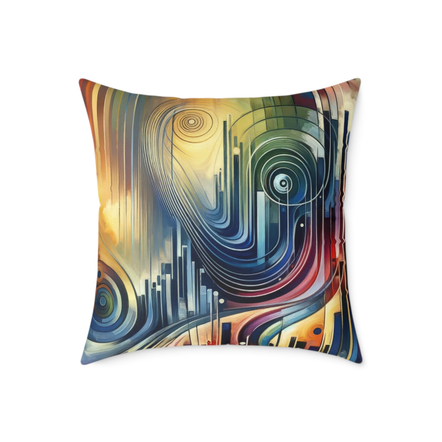 Effort Amplifies Outcome Spun Polyester Pillow