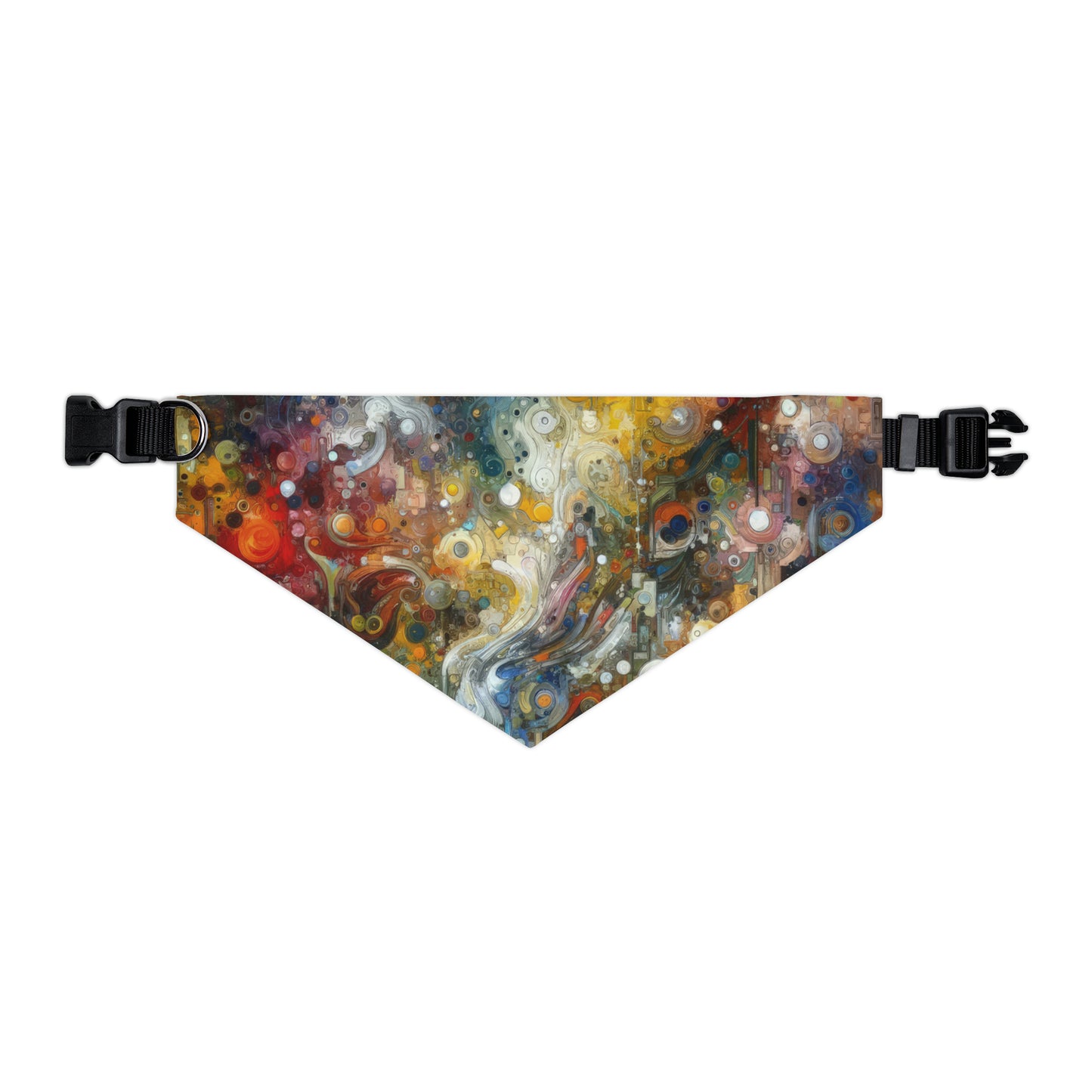Perception Mosaic Abstract Pet Bandana Collar