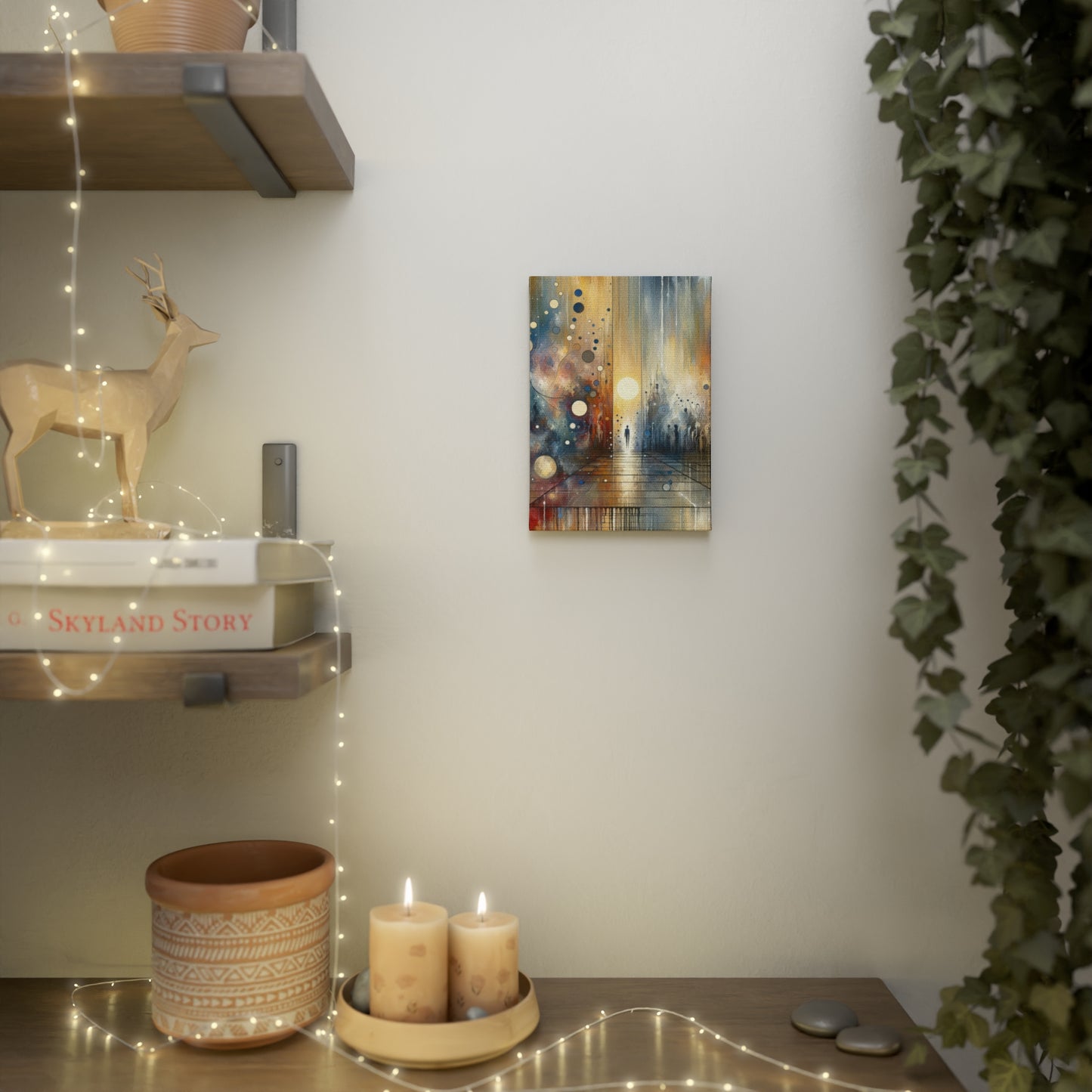 Stillness Transition Abstract Canvas Photo Tile