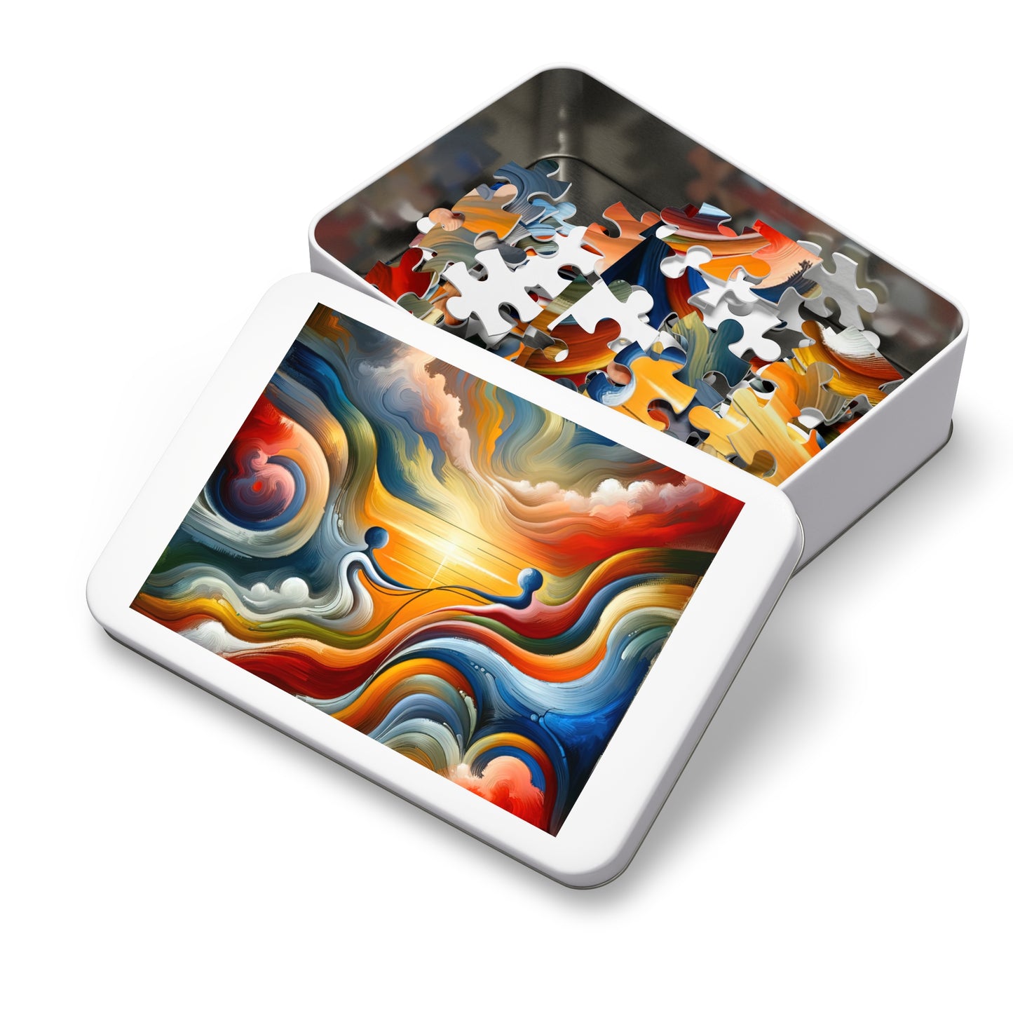 Empathetic Lifeline Abstract Jigsaw Puzzle (30, 110, 252, 500,1000-Piece)