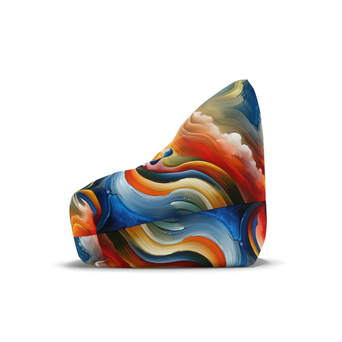 Empathetic Lifeline Abstract Bean Bag Chair Cover