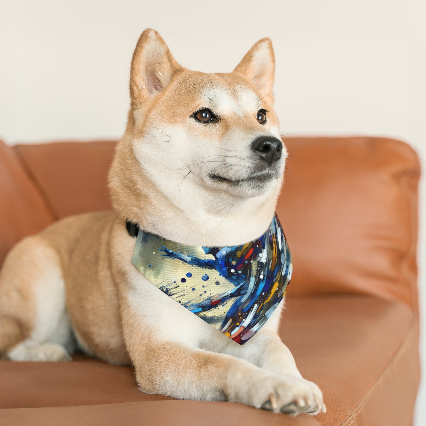 Empowering Mastery Cascade Pet Bandana Collar