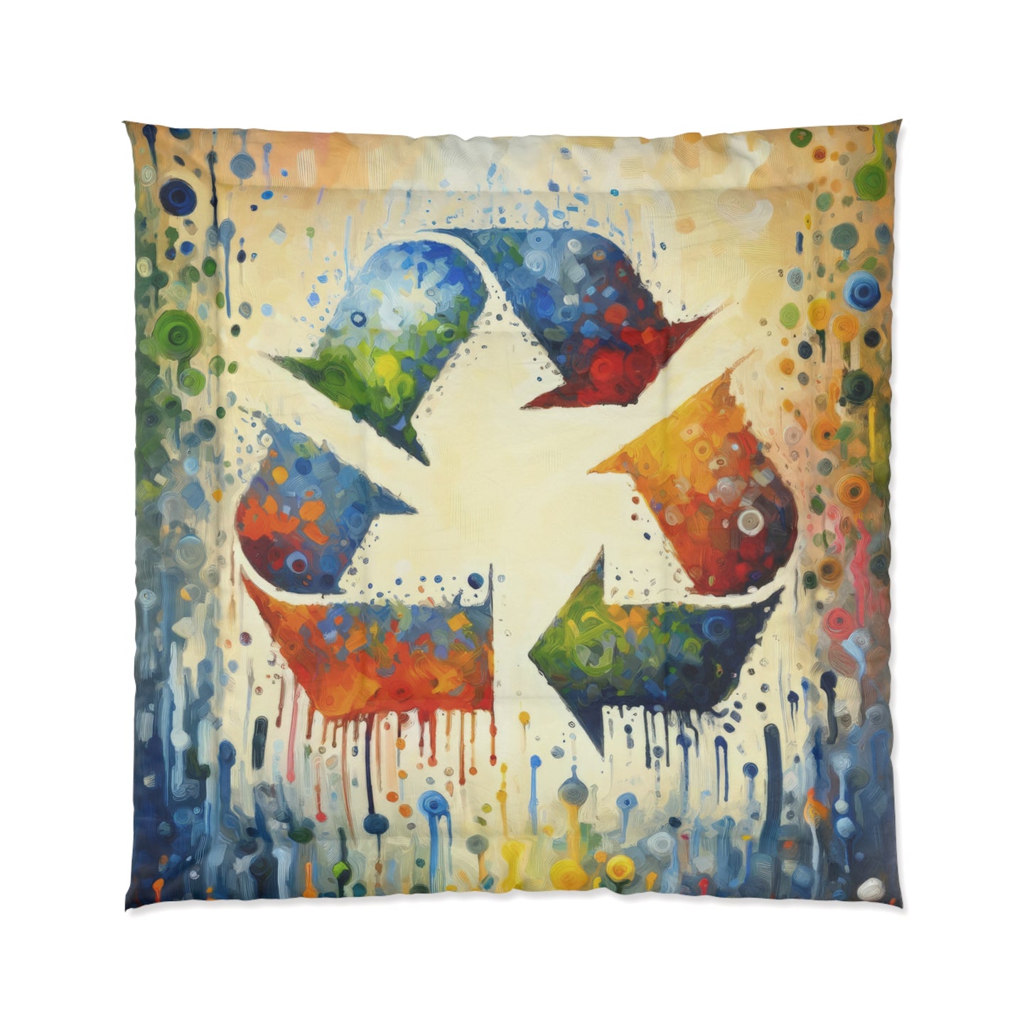 Sustainable Transformation Tachism Comforter