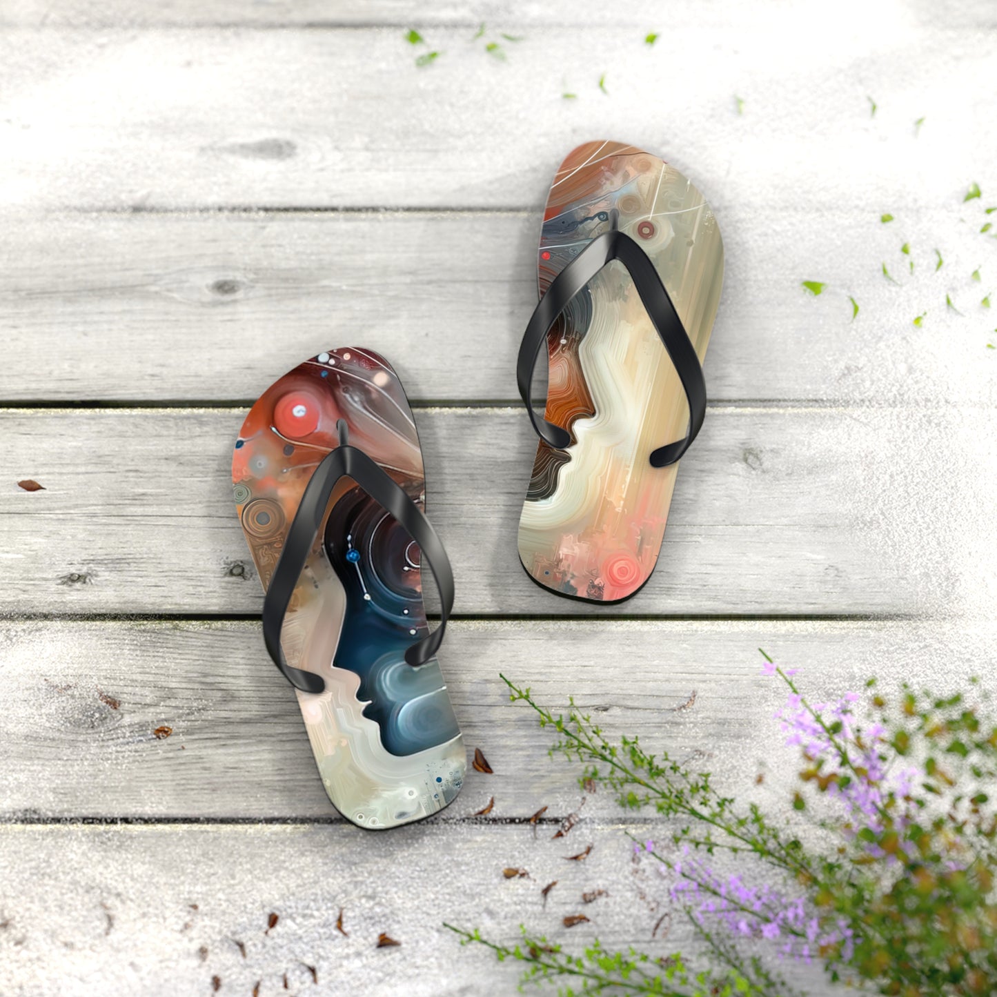 Empathetic Exchange Essence Flip Flops