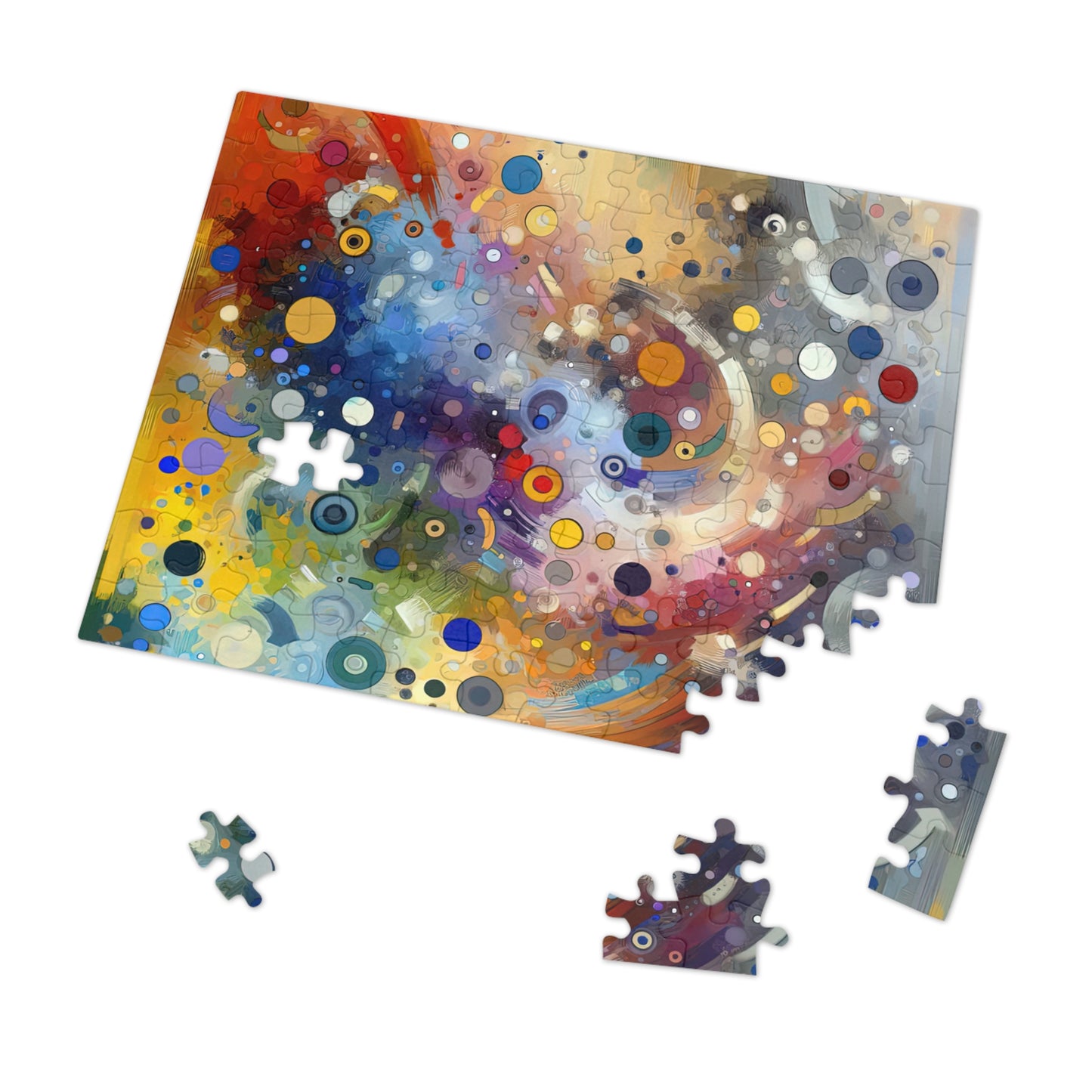 Humorous Unified Tachism Jigsaw Puzzle (30, 110, 252, 500,1000-Piece)
